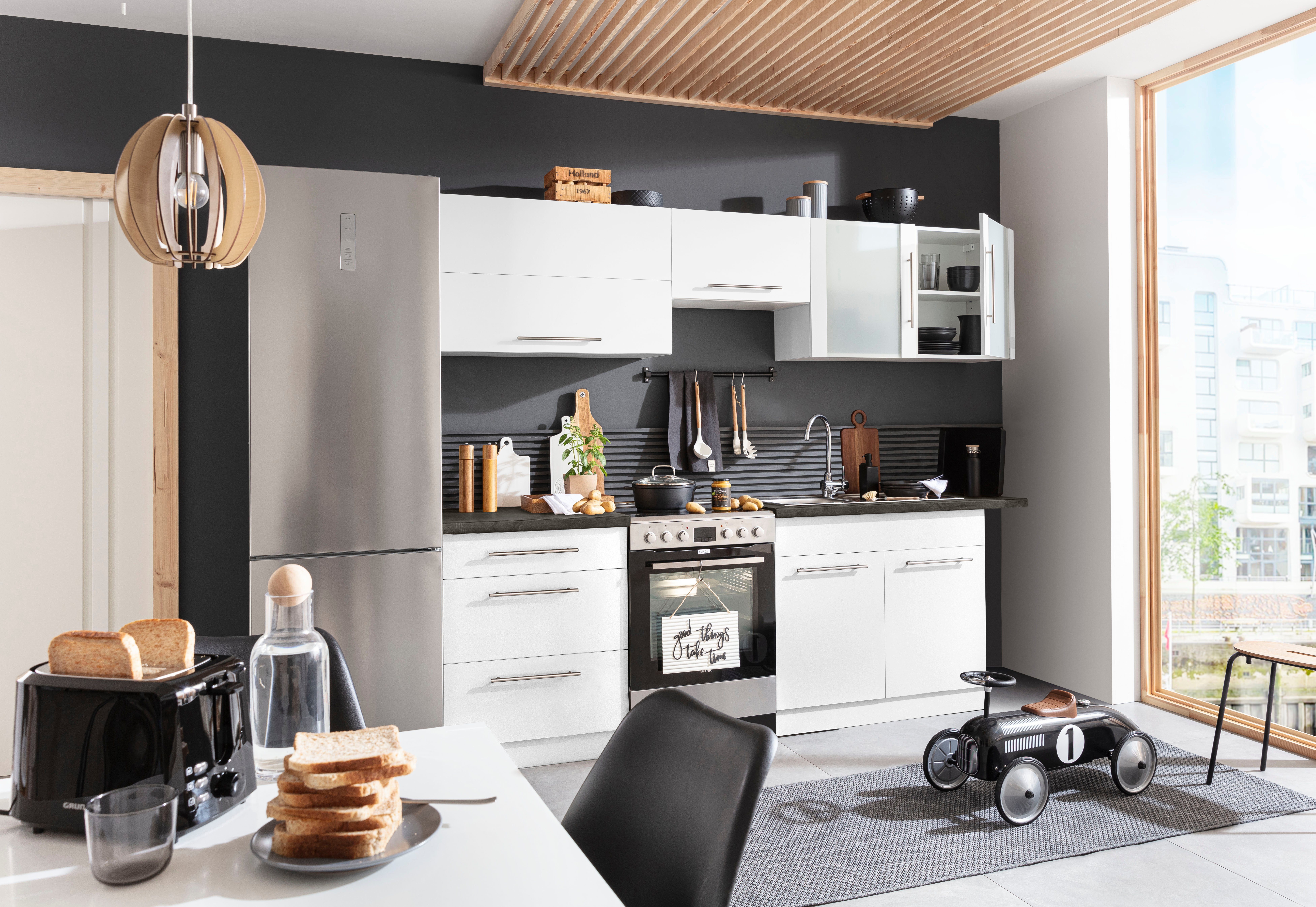 wiho Küchen Unterschrank Unna 50 cm breit, mit 2 großen Auszügen, ohne Arbeitsplatte – Bild 2 von 5