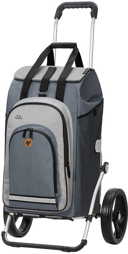 im Angebot Andersen Einkaufstrolley Royal 2.0, Shopper in grau 62 l, Germany Made Hydro