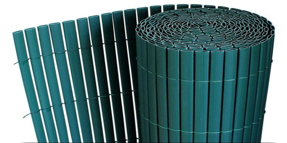 neu.haus Balkonsichtschutz PVC SICHTSCHUTZMATTE 90x300cm GRÜN günstig online kaufen