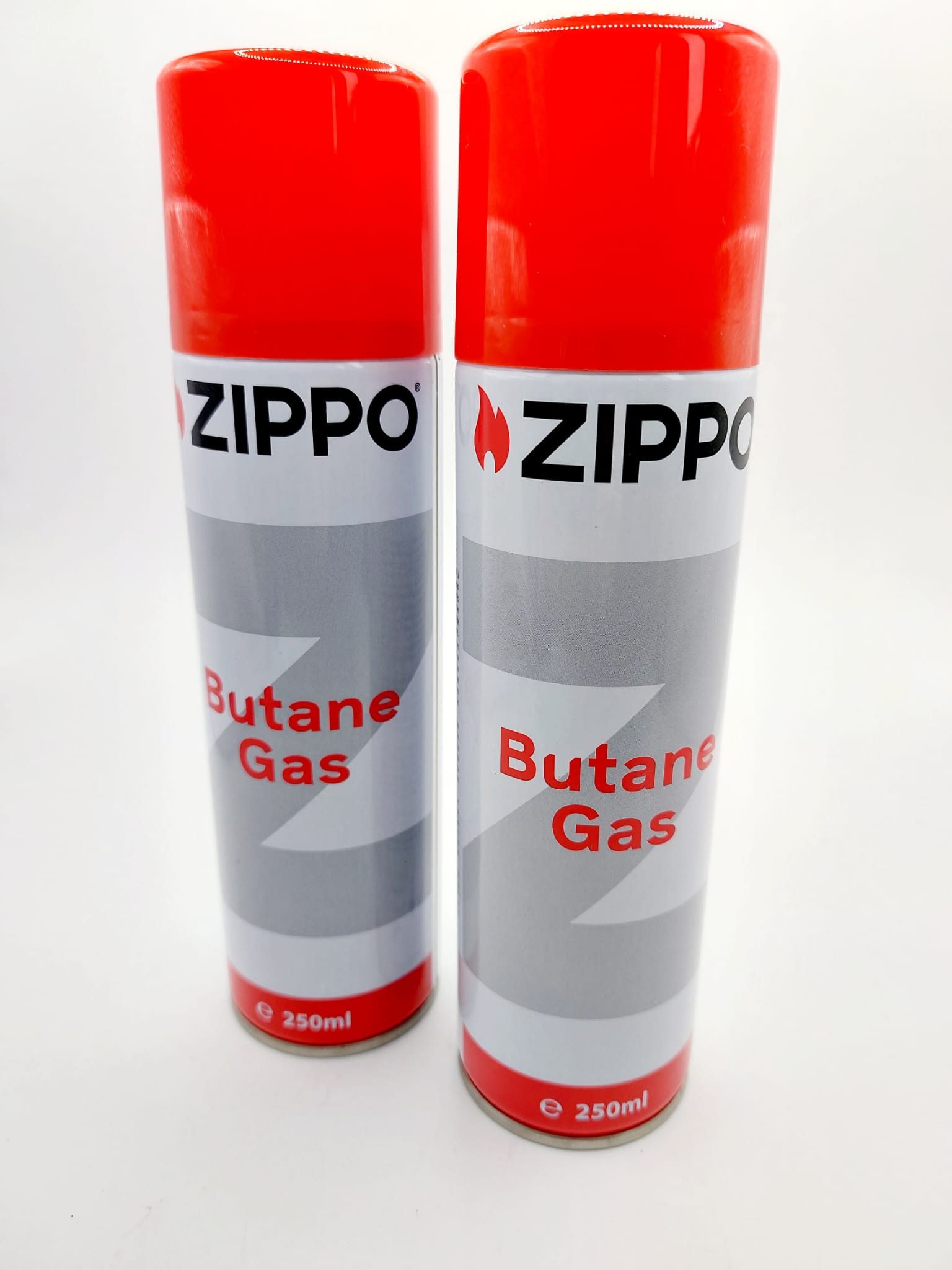 Zippo Camping-Gas ZIPPO Premium Butane Gas - Das Original 2 x 250 ml, perfekt für Ihr Zippo Feuerzeug