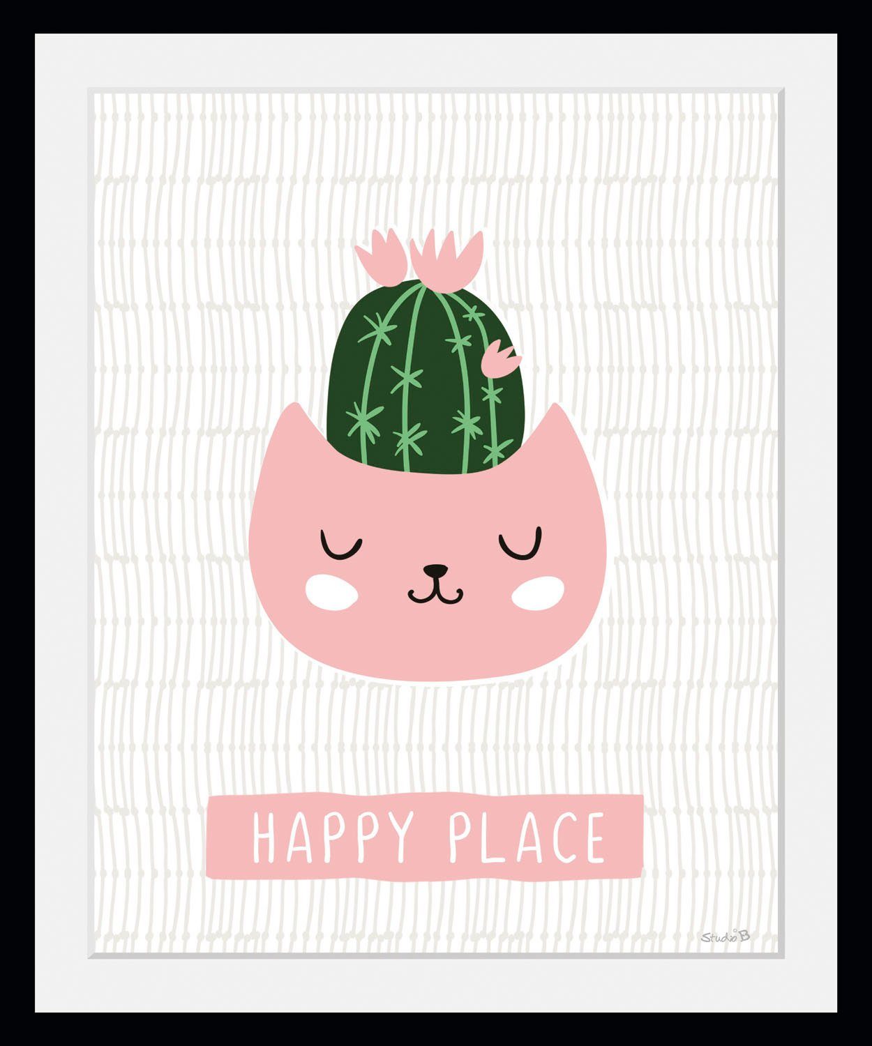 queence Bild HAPPY PLACE, Pflanzen (1 St) | Kunstdrucke