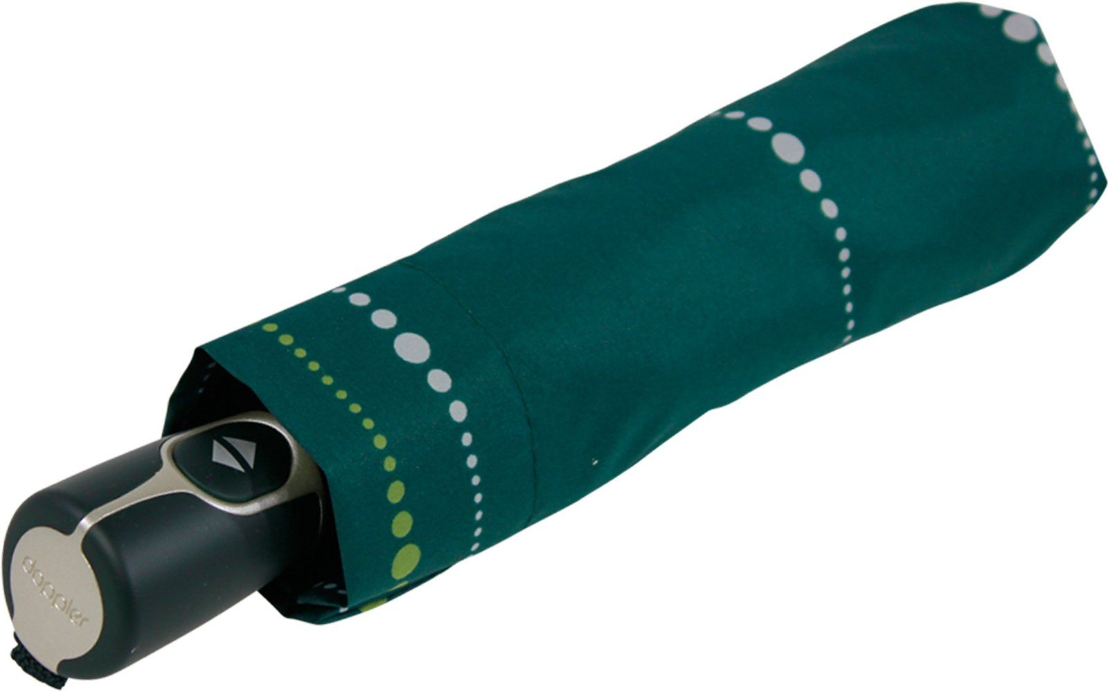 grün elegant, stabil und Damen praktisch Fiber Taschenregenschirm - doppler® Sydney, Magic Auf-Zu-Automatik