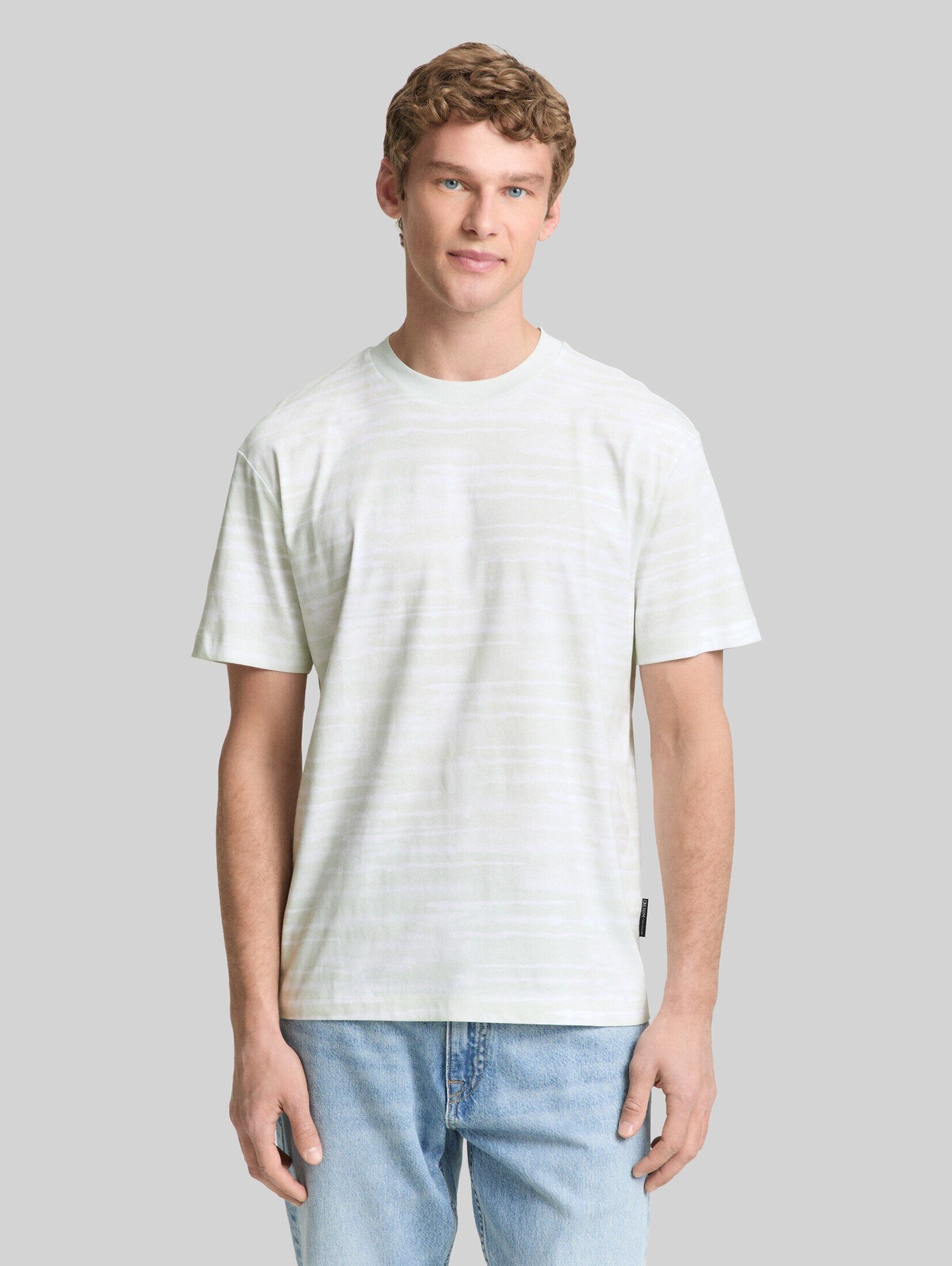 TOM TAILOR Denim T-Shirt T-Shirt Relaxed Fit T-Shirt mit Muster
