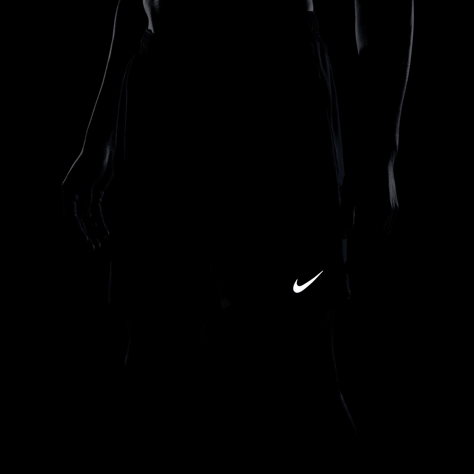 " Nike VERSATILE OBSIDIAN/OBSIDIAN/BLACK/REFLECTIVE MEN'S CHALLENGER SHORTS BRIEF-LINED DRI-FIT Laufshorts SILV