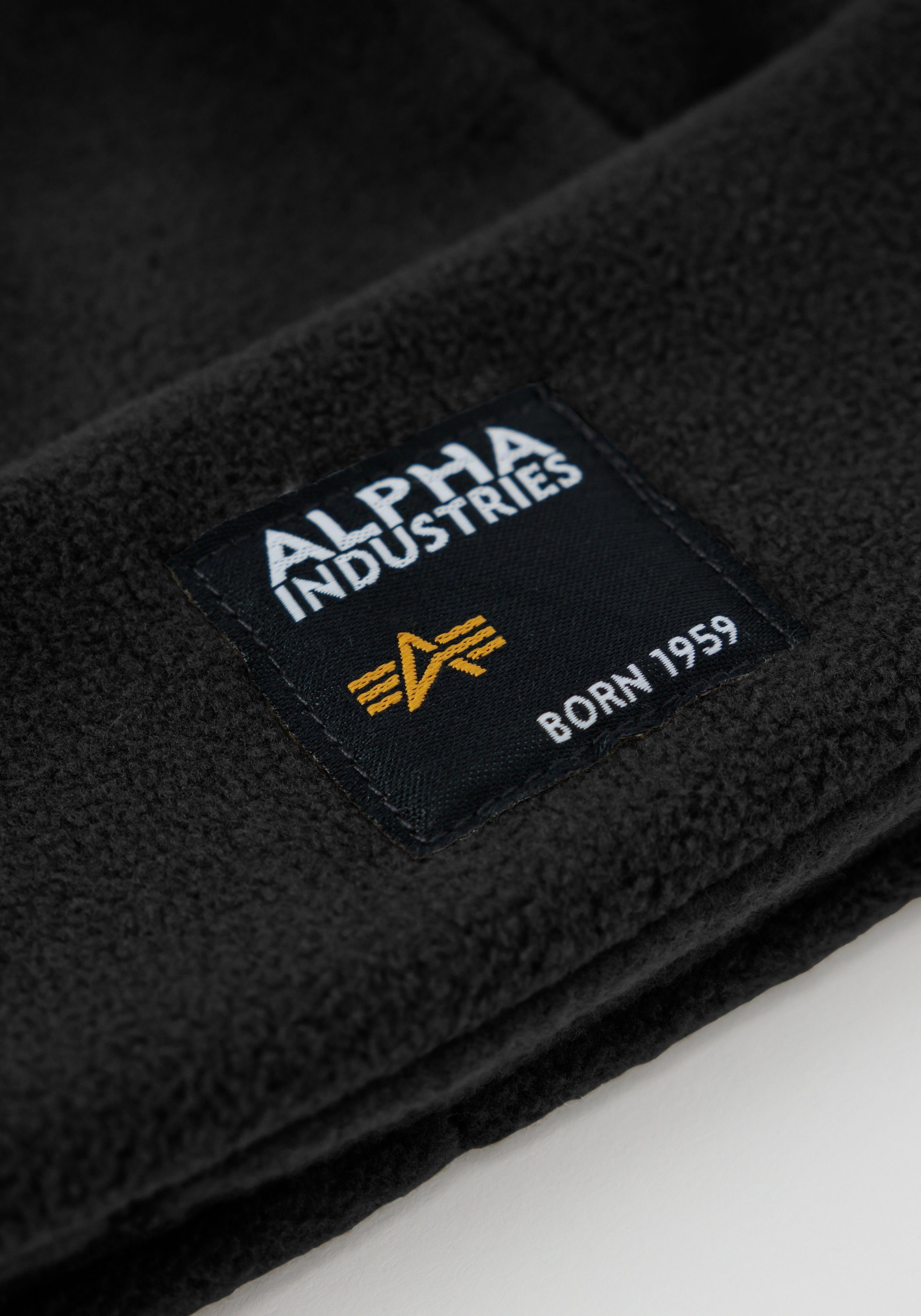 Alpha Industries Skimütze Alpha Accessoires & Industries Gloves Fleece - Scarves Label Set