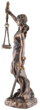 Vogler direct Gmbh Dekofigur Römische Göttin Justitia, Veronesedesign, bronziert, coloriert, Größe: L/B/H ca. 6x6x17 cm