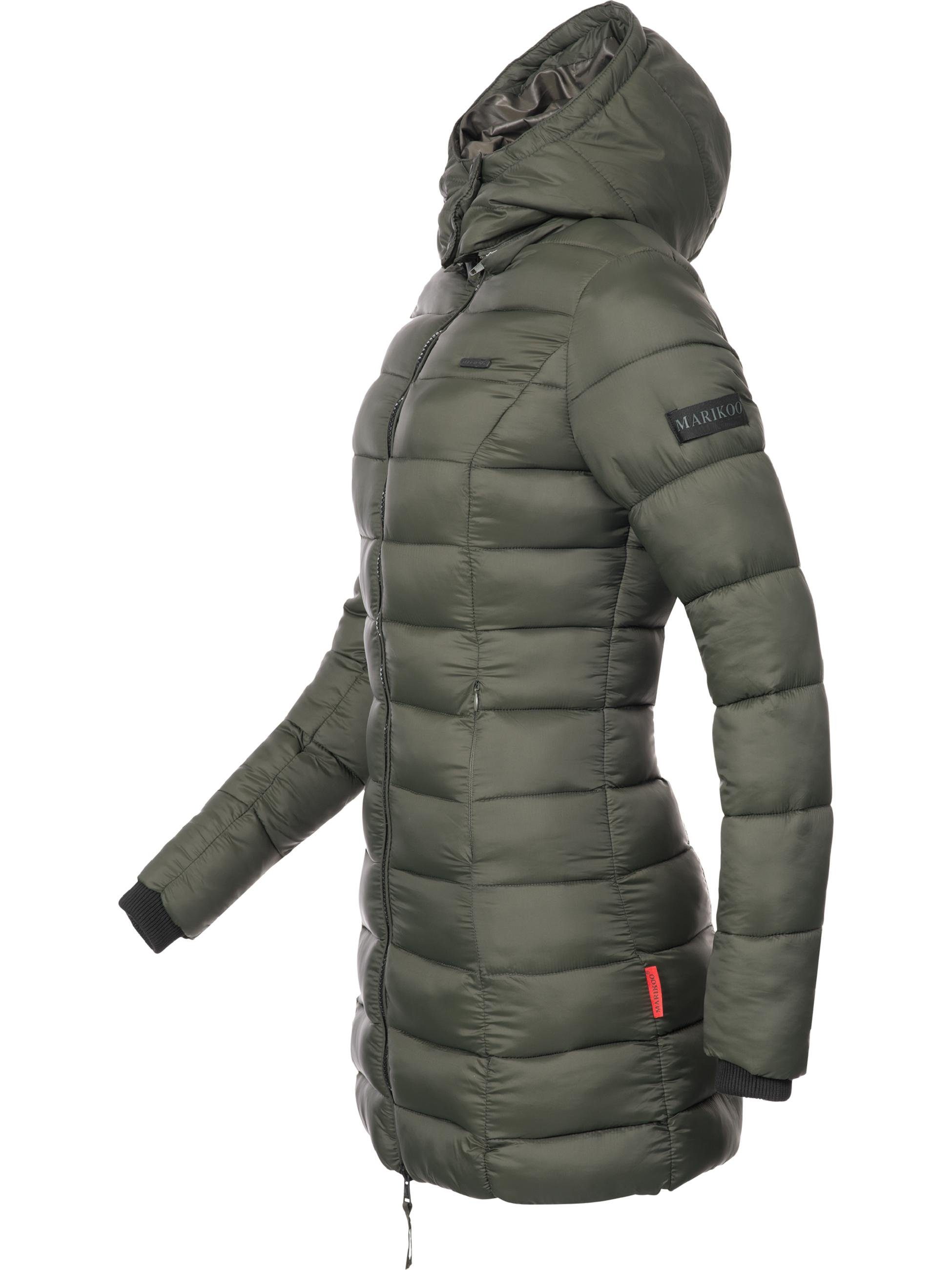 Marikoo Wintermantel Abendsternchen zeitloser Wintermantel mit schmaler Ste günstig online kaufen