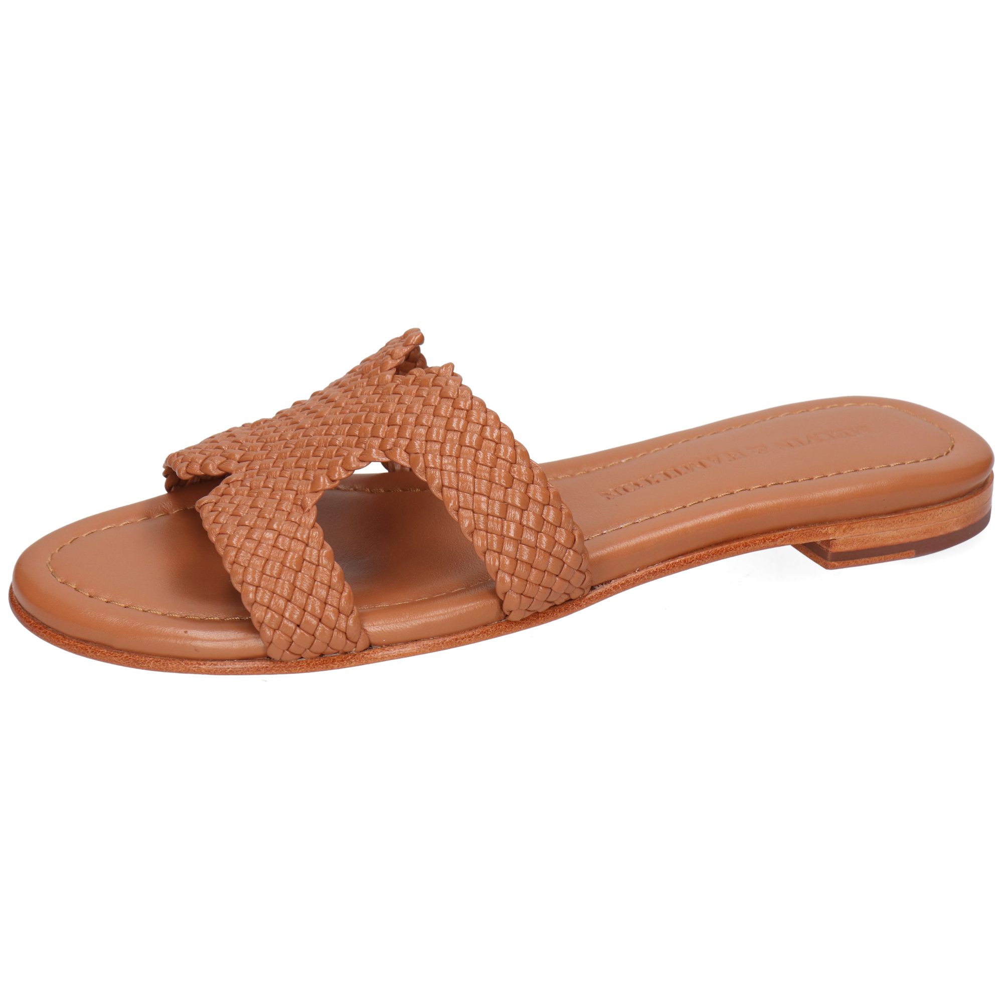 Melvin & Hamilton Hanna 83 Leder-Geflochtene Schuhe für Damen Pantolette Flache Absätze, Echtes Leder