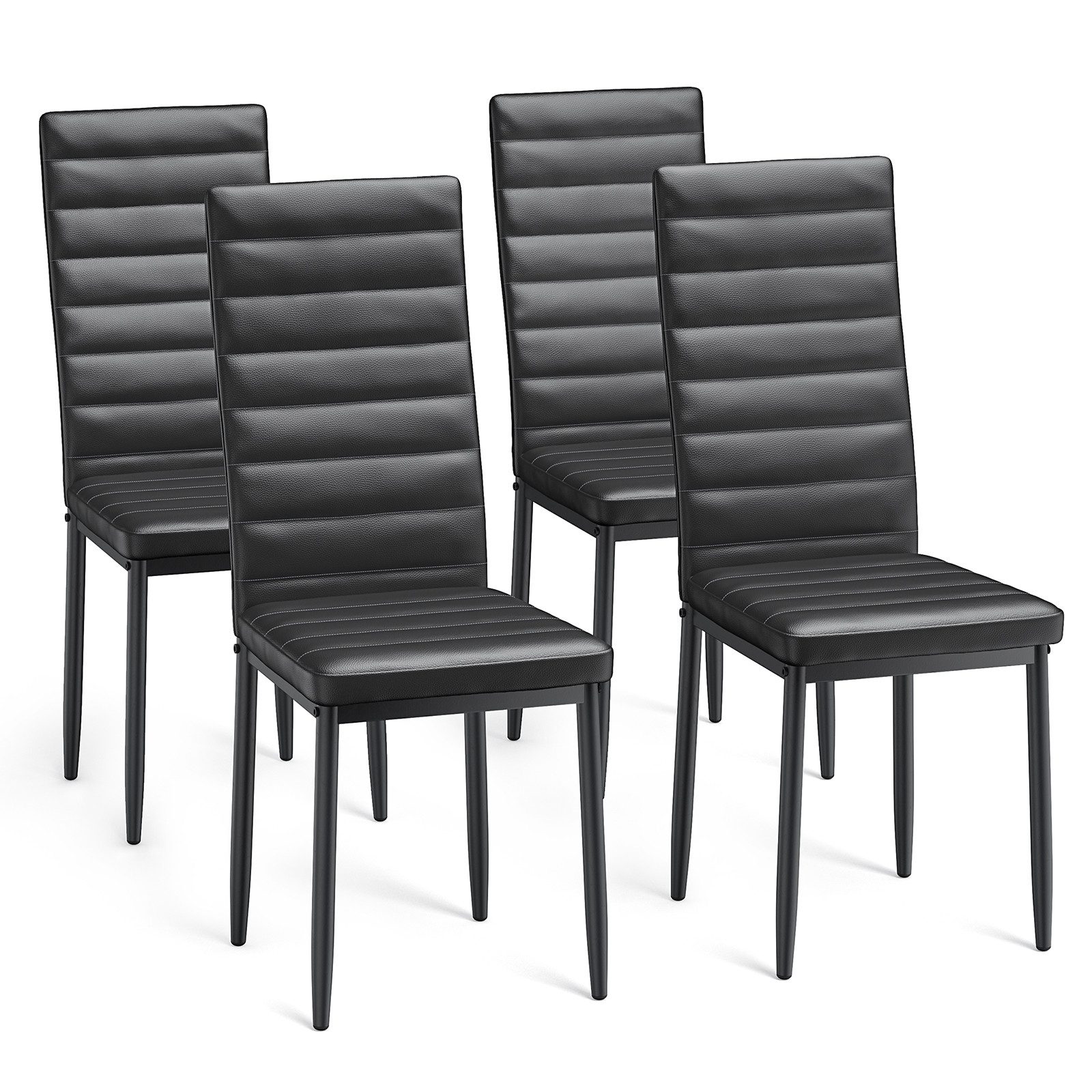 Esszimmerstuhl ( 4er-Set) ,Küchenstuhl mit Gepolstert,Esszimmerstühle-Set