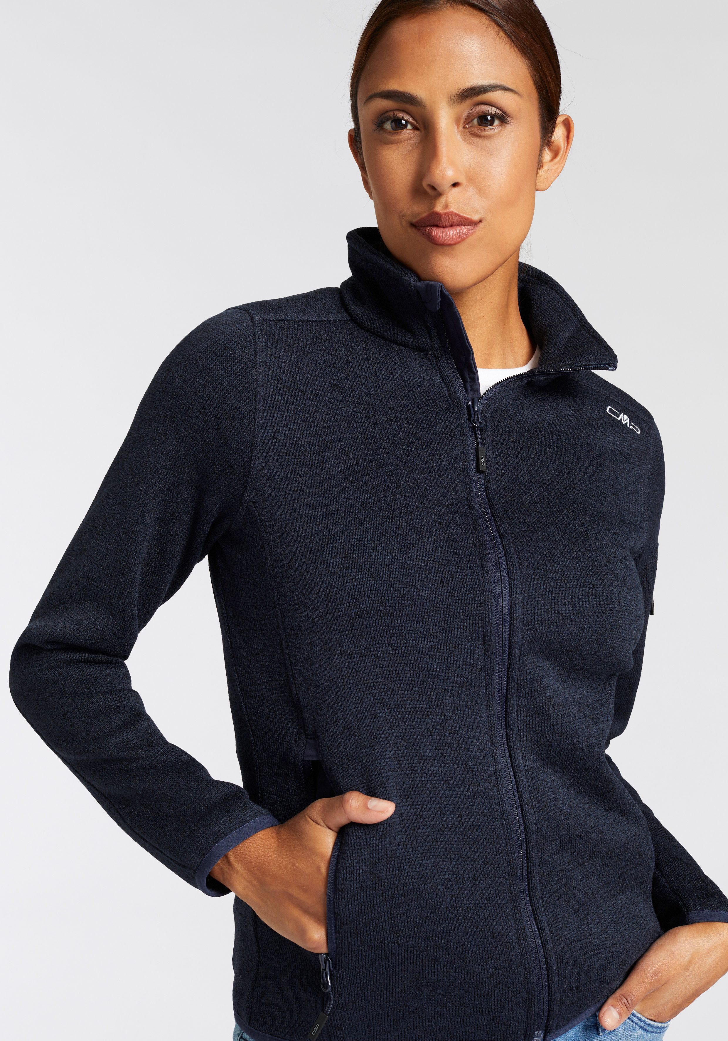 Strickfleecejacke
