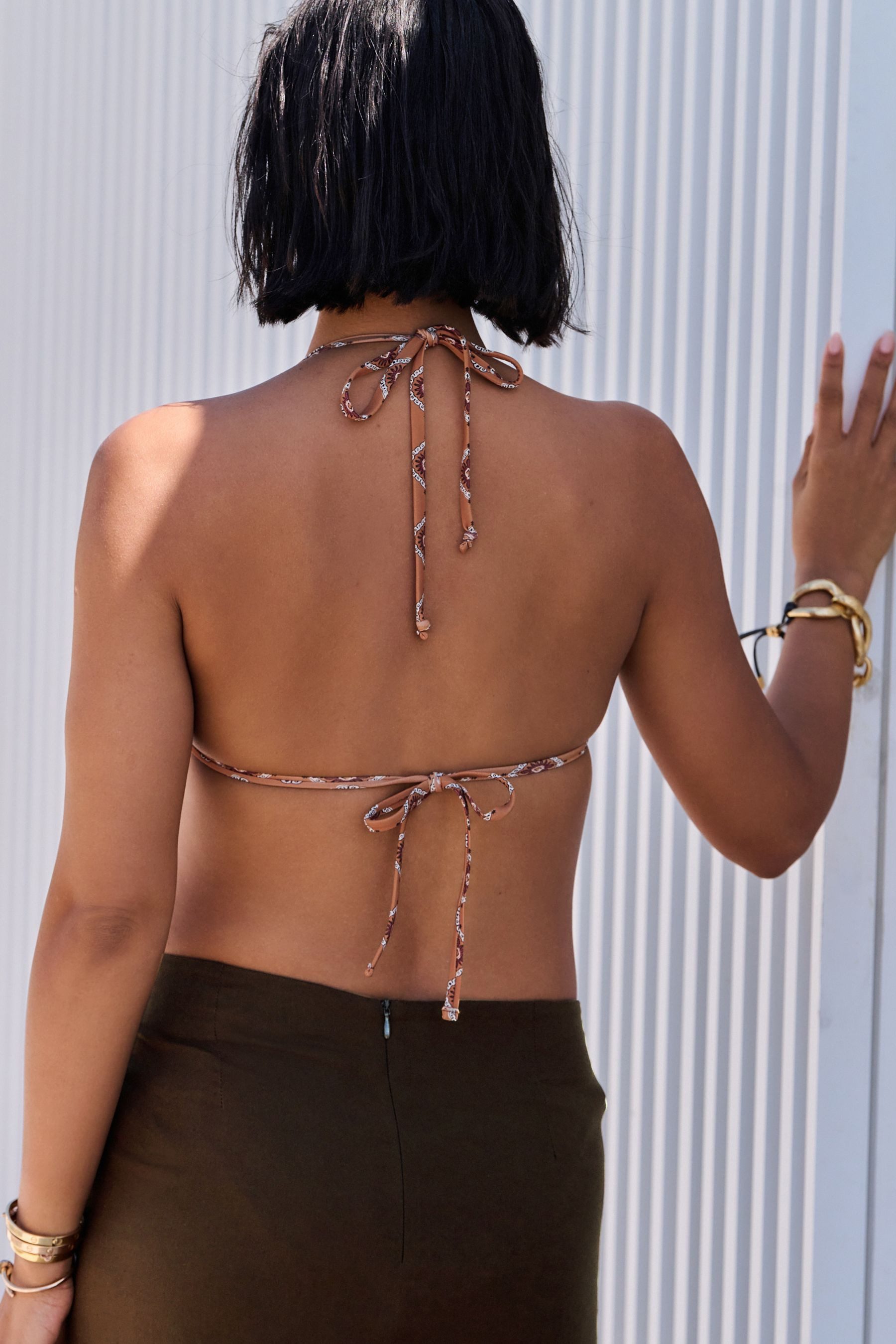 Next Triangel-Bikini-Top Gerafftes Triangel-Bikinioberteil (1-St) günstig online kaufen