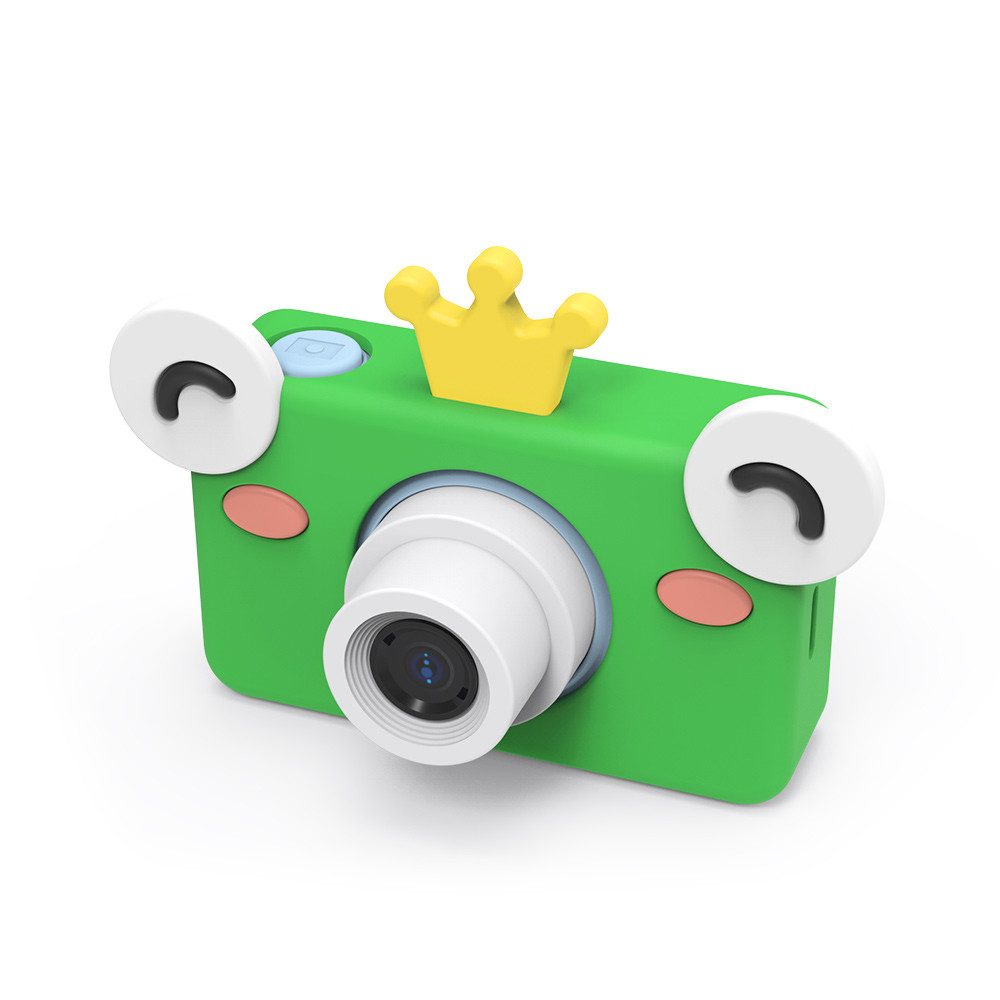 HT Kinderkamera (Froschkönig 32MP, Kinder Digitalkamera, 1080p Videokamera)