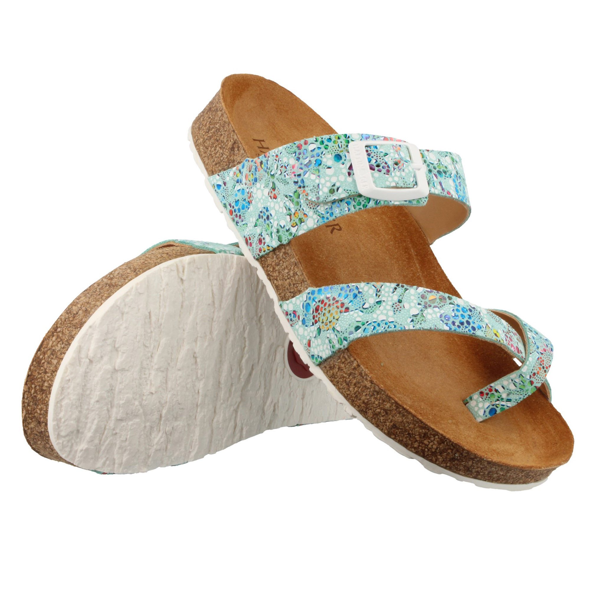 Haflinger Bio Juno Sommer Sandale Hausschuh Unisex Hausschuh