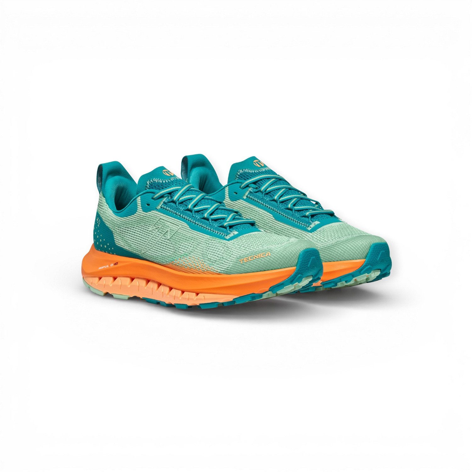 TECNICA Pyrox Hybrid (atmungsaktiv) 2026 aqua/teal/orange Damen Laufschuh