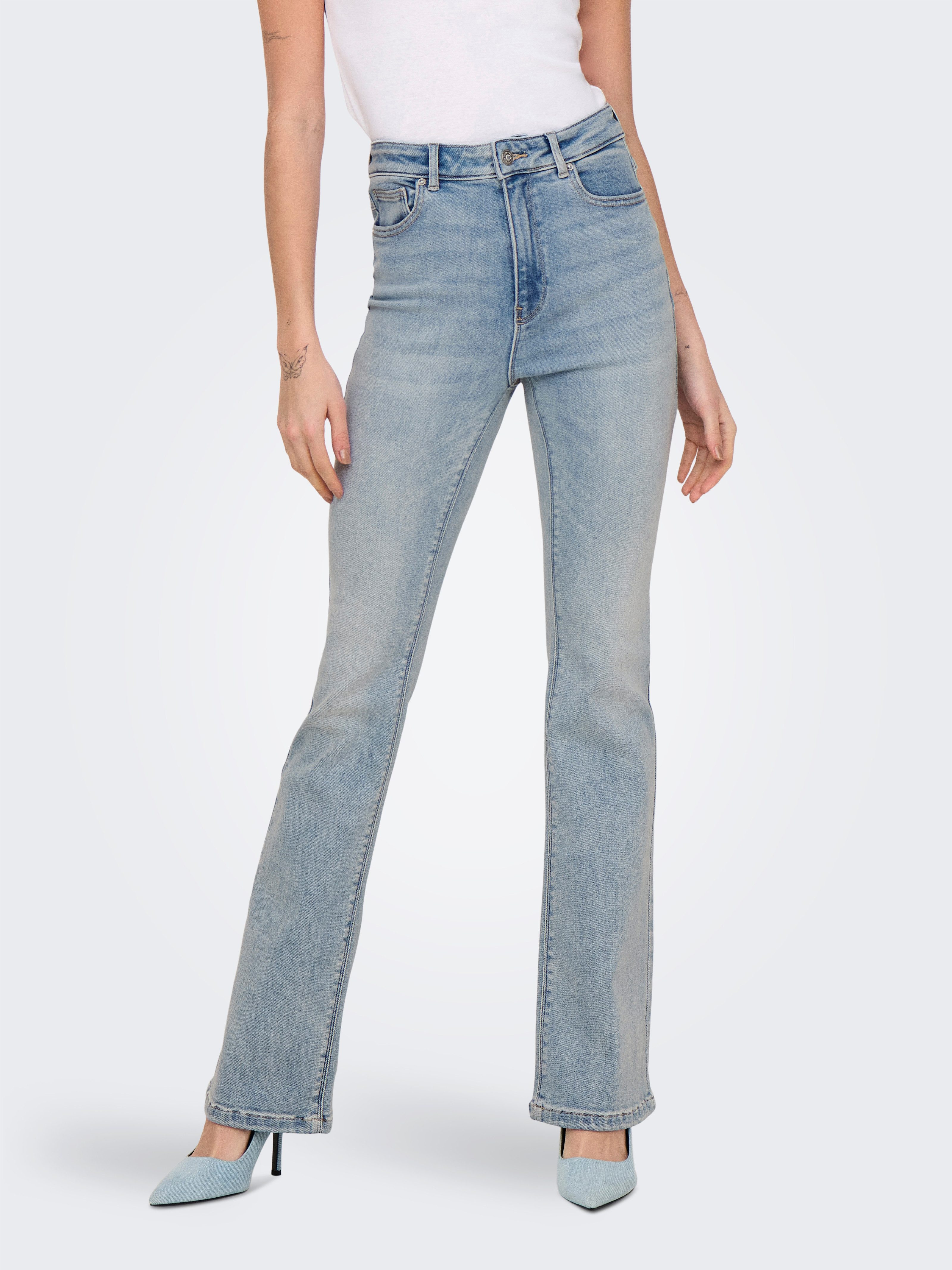 Bootcut-Jeans ONLMILA HW FLARED DNM BJ837 NOOS