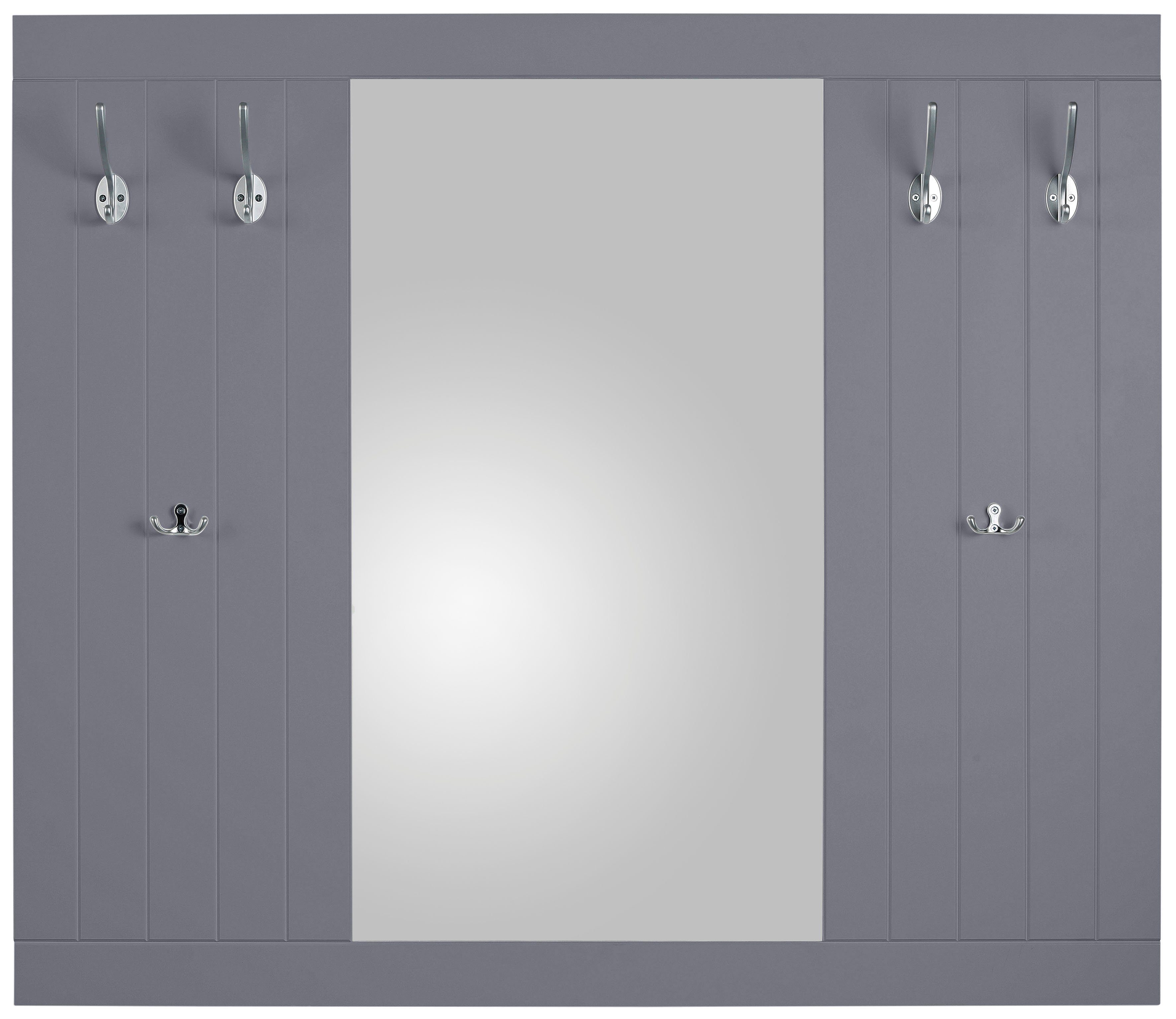 Garderobenpaneel bestehend grau Schuhkommode aus Nekso, affaire Home (2-St), (2-St) Garderoben-Set und