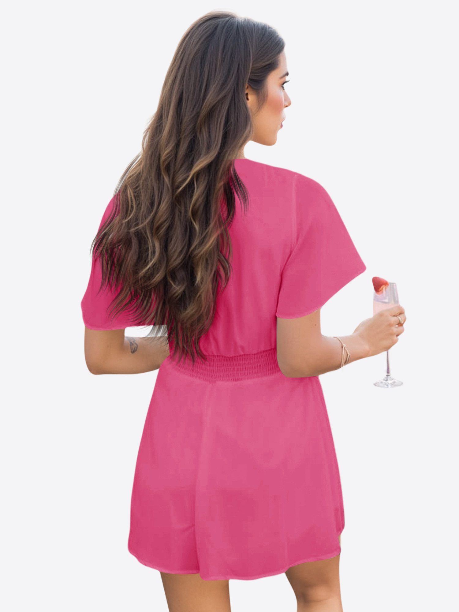 Imily Bela Strampler Damen Sexy lockere Jumpsuit (Packung, 1-tlg., 1per-Pack) Einfarbig