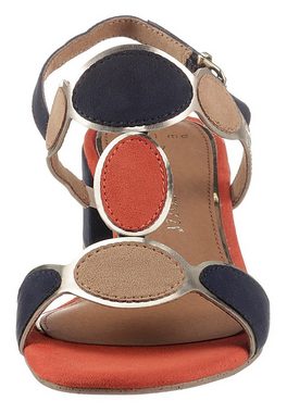 MARCO TOZZI Sandalette, Sommerschuh, Sandale, Blockabsatz, mit verstellbarer Schnalle