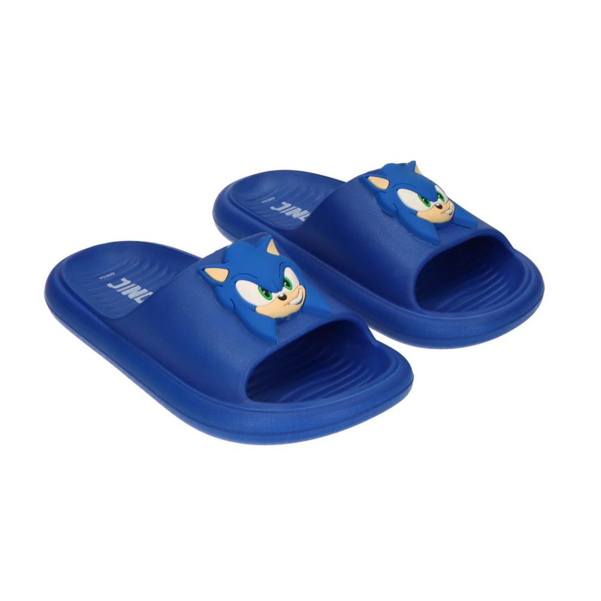Sonic The Hedgehog Kinder Zehentrenner Badesandalen leicht und wassergeeignet für Sommer Badesandale