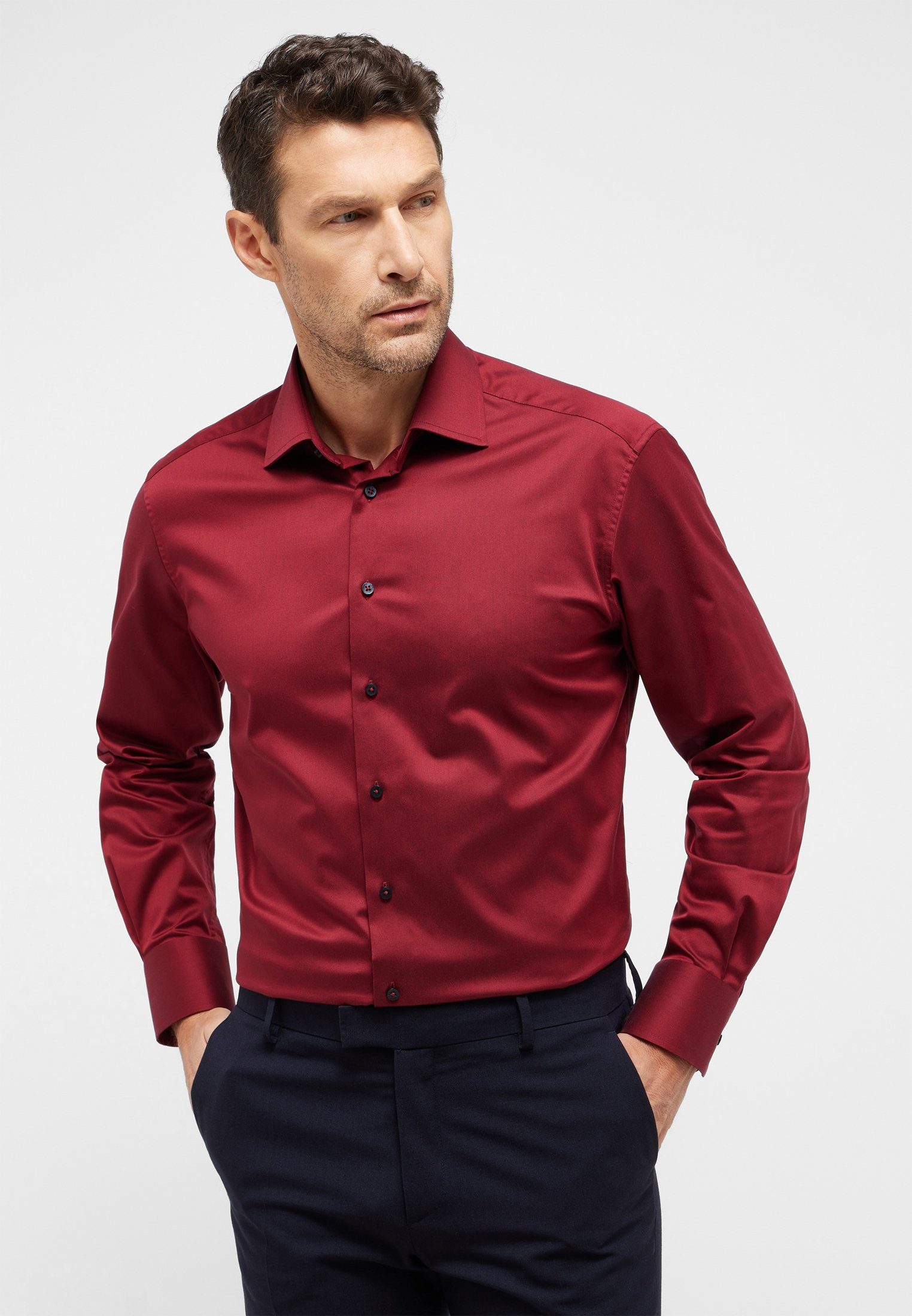 Eterna Langarmhemd COMFORT FIT NON IRON günstig online kaufen