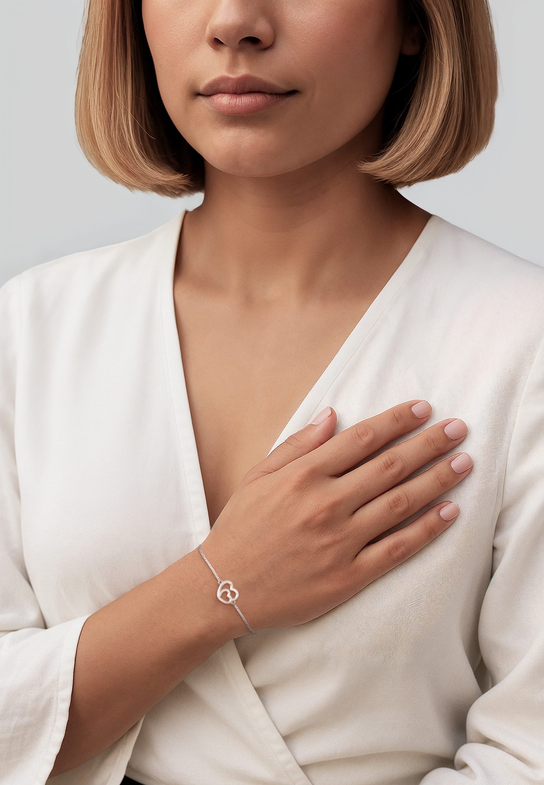 Sofia Milani Armband Herz (Armband), 925 günstig online kaufen