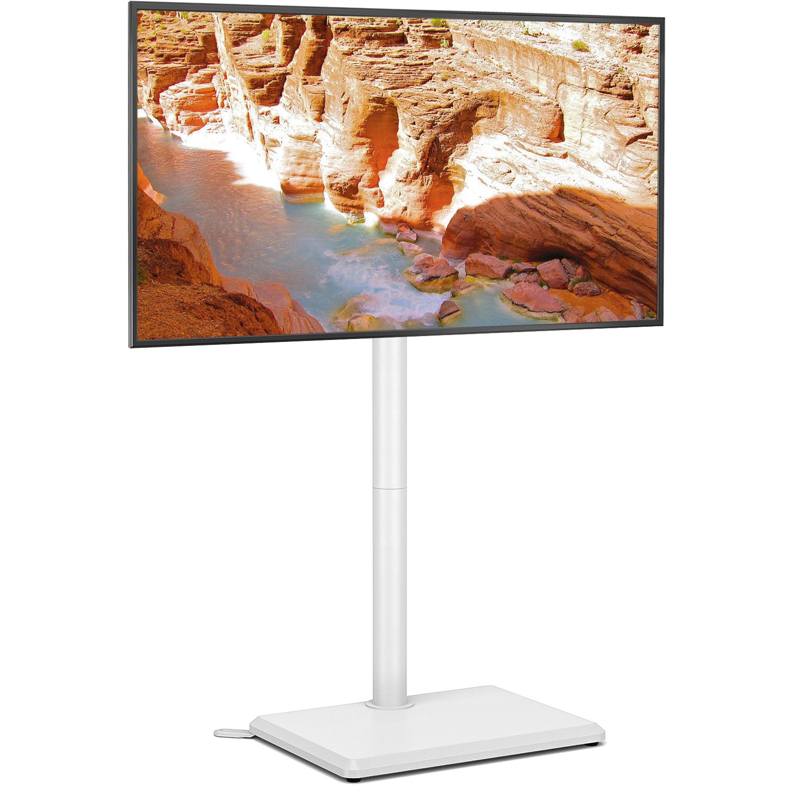 TVON TV-Ständer für 32-55 Zoll Fernseher höhenverstellbar schwenkbar, (bis 55 Zoll, 1-tlg., Max. VESA 400x400 mm bis 40 kg)
