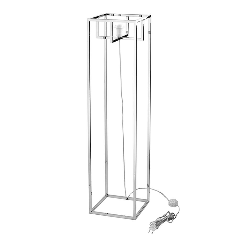 Fink Stehlampe FINK Stehleuchte Fuß Marlou - silber - H. 100cm x B. 25cm