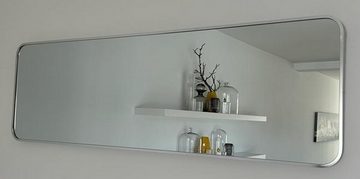 Your-Homestyle Ganzkörperspiegel Spiegel Mia Wandspiegel 40 x 130 cm in Metallrahmen / Alurahmen, Farbe Silber