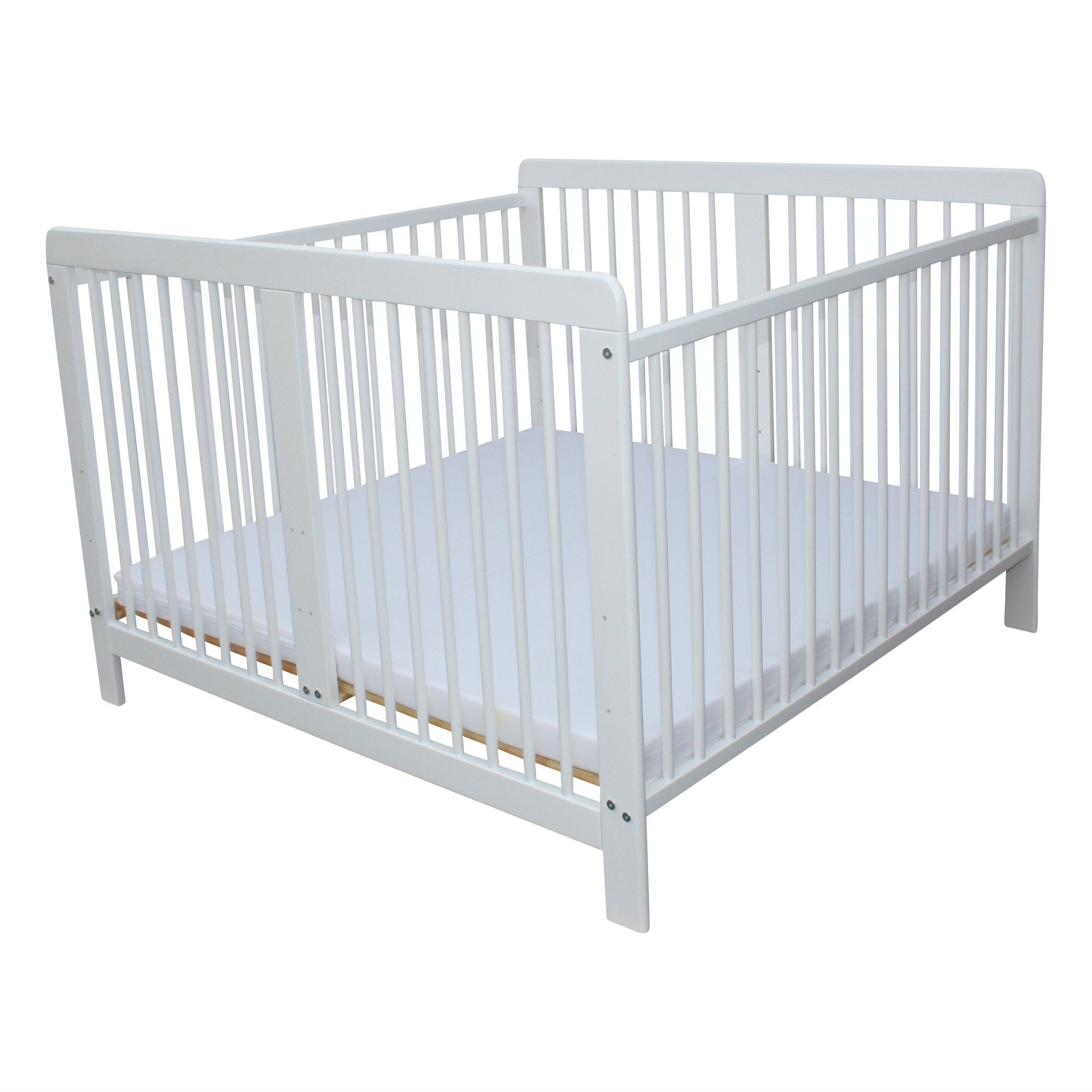 Micoland Kinderbett Zwillingsbett Kinderbett für Zwillinge mit 2 Matratzen günstig online kaufen