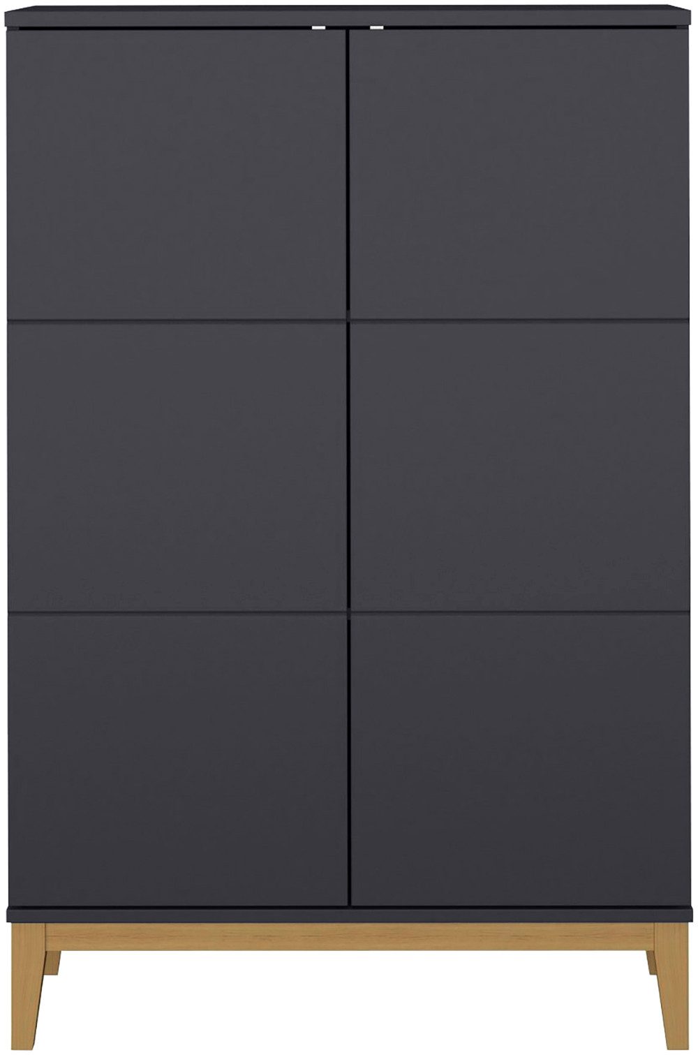 OTTO home Highboard Maryd (1 St), Hochkommode mit Untergestell in Holzoptik