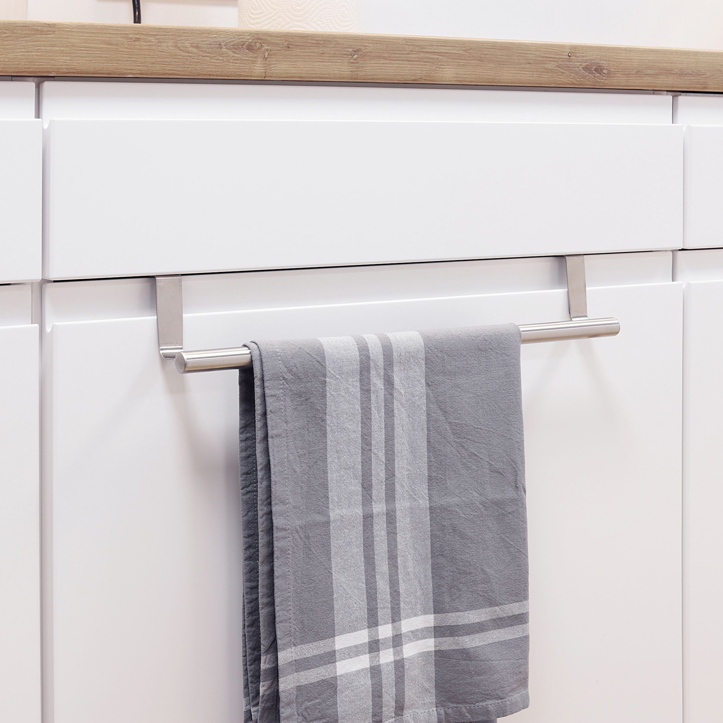 Gravidus Handtuchhalter EDELSTAHL Handtuchhalter Handtuchstange Halter  Handtuch Geschirrtuchhalter Küche