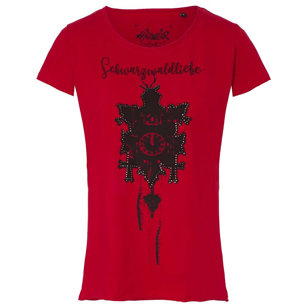 Hangowear T-Shirt Shirt Schwarzwald Liebe rot