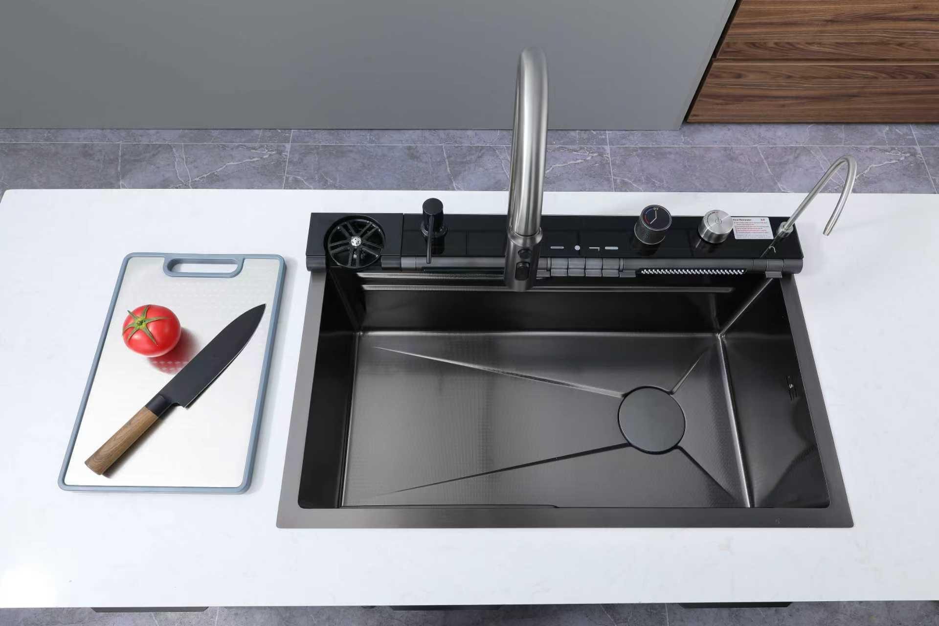 Faizee Home Edelstahlspüle Faizee Home, Multifunktionale Edelstahlspüle mit günstig online kaufen