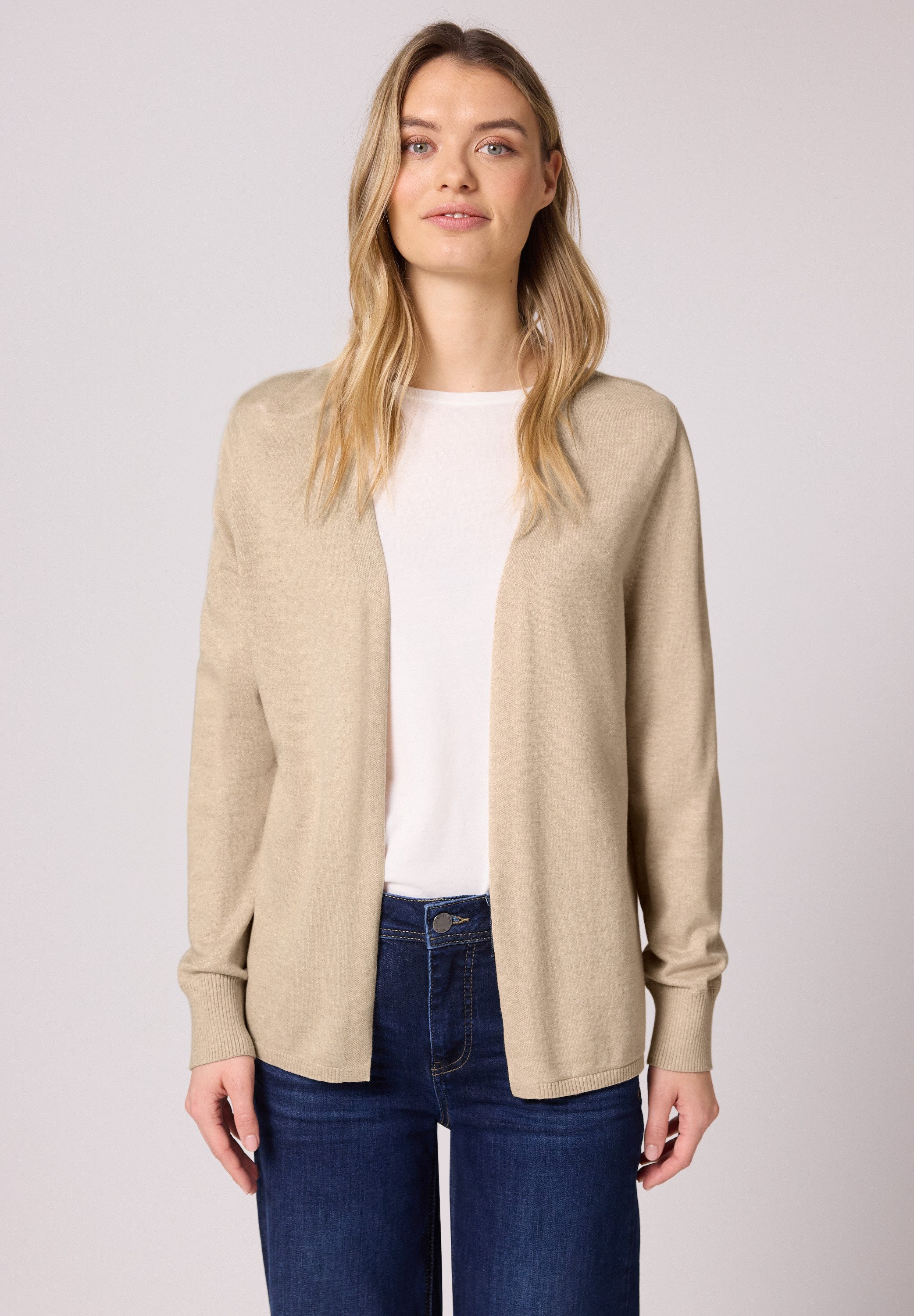 STREET ONE Cardigan mit Strick-Detail