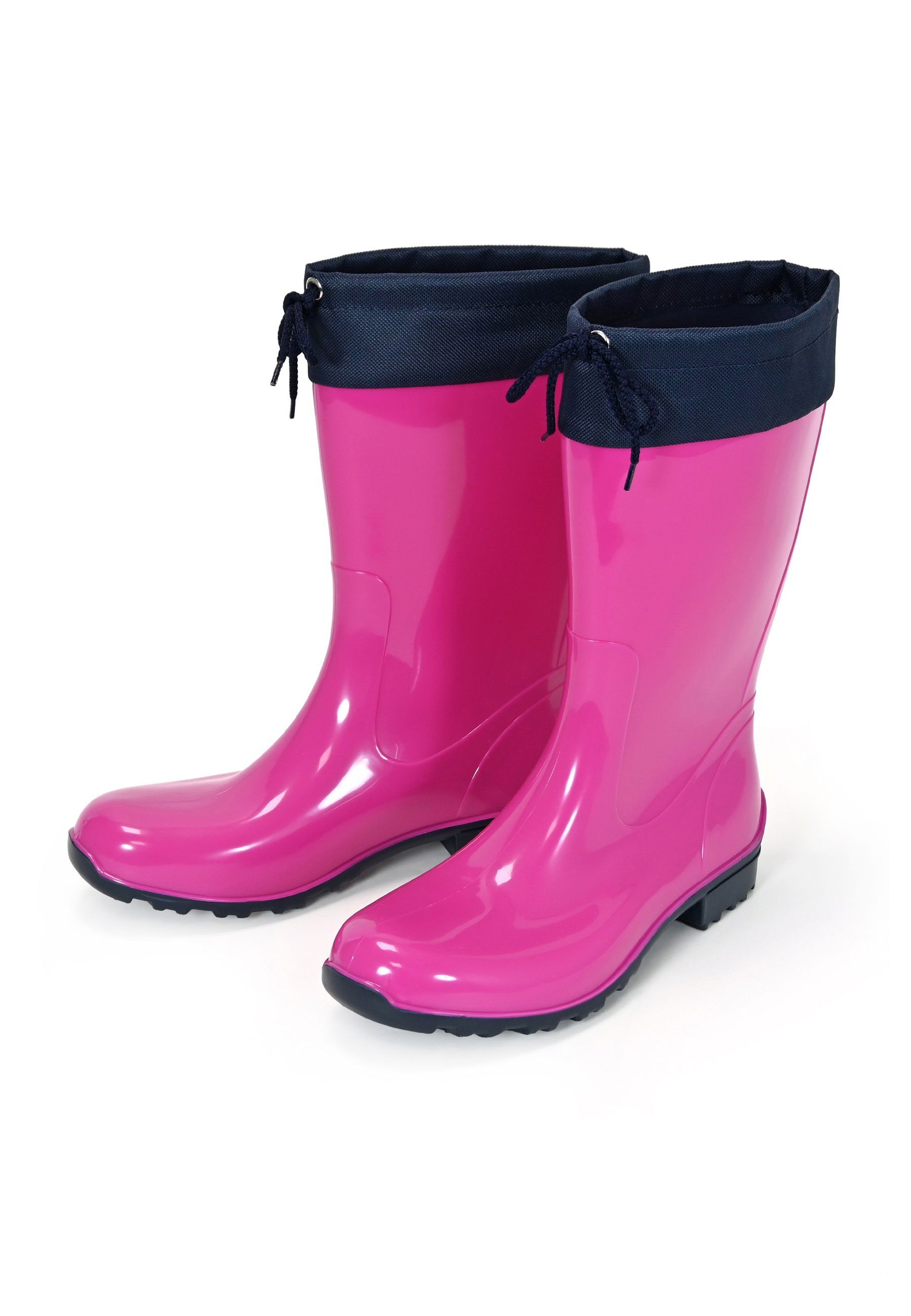 Regenliebe de Fieselregen Gummistiefel mit Stulpe halblang farbenfroh und wasserdicht
