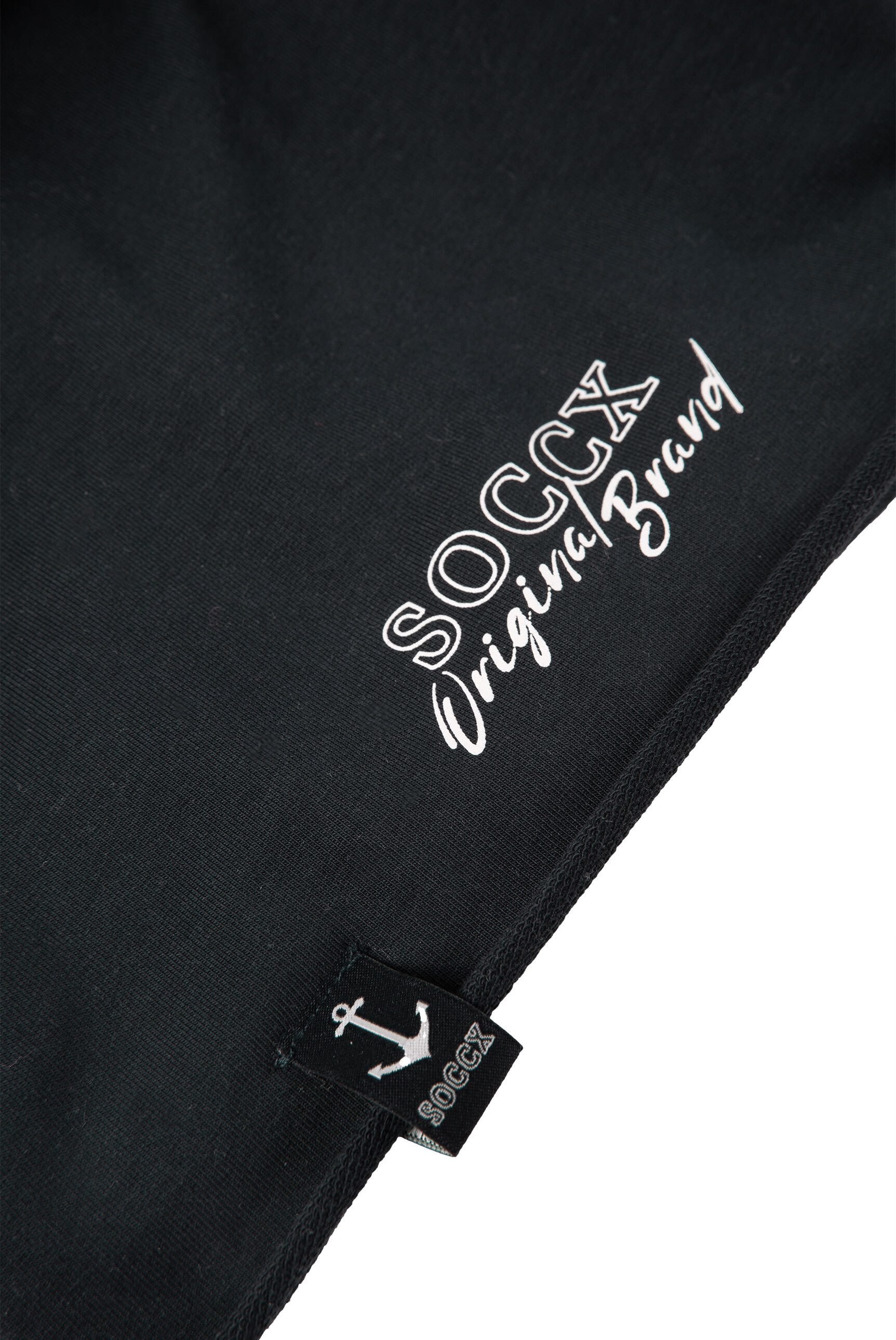 SOCCX Beanie mit Rollsaum
