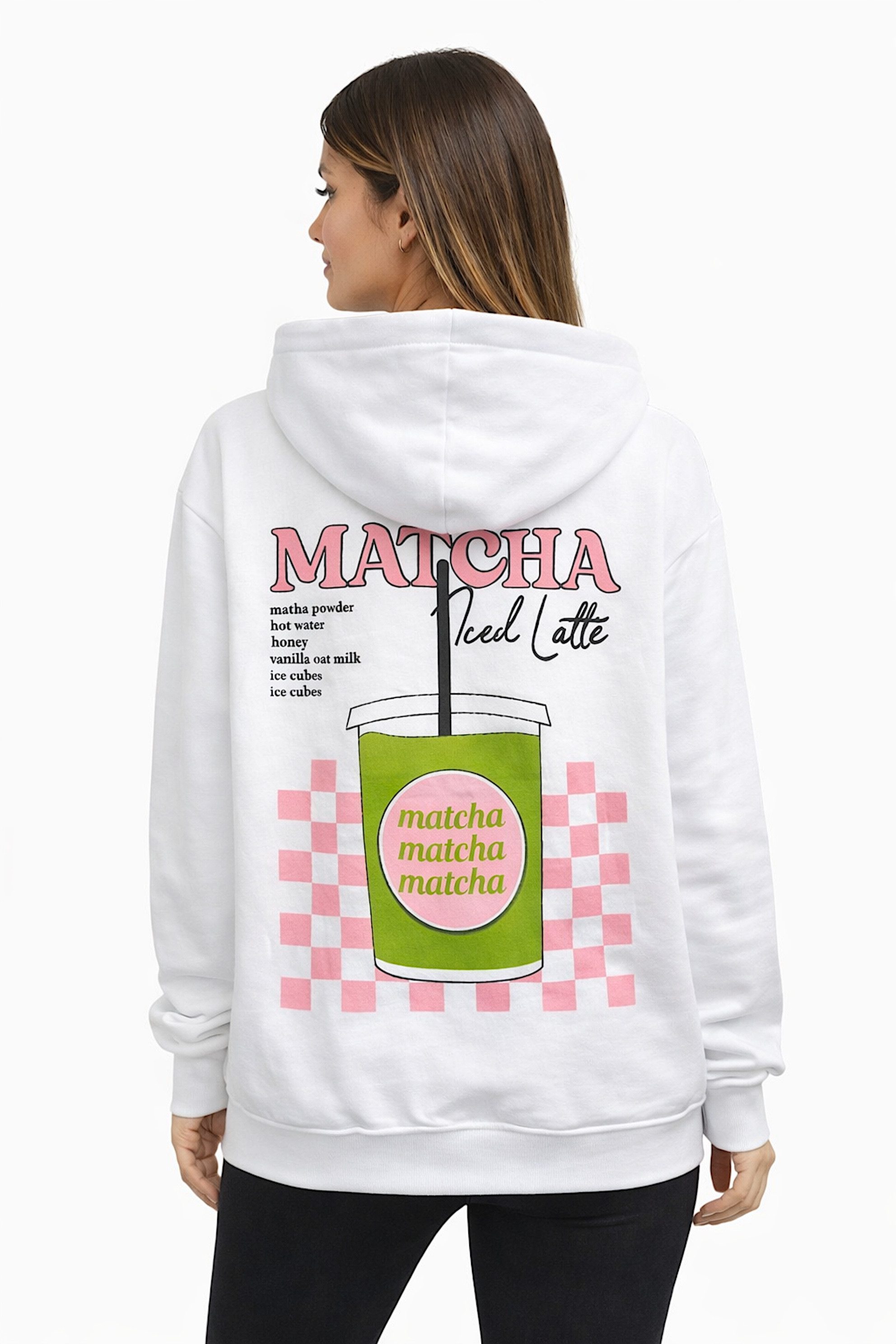 Worldclassca Hoodie Worldclassca Oversized "MATCHA" Hoodie Kapuzenpullover Sweatshirt Neue Kollektion - Stilvolle und gemütliche Casual Mode für Damen