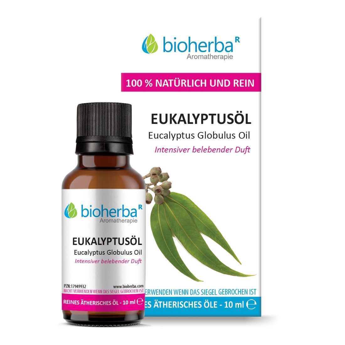 BIOHERBA R Pflege-Set Eukalyptusöl Reines ätherisches Öl 10 ml