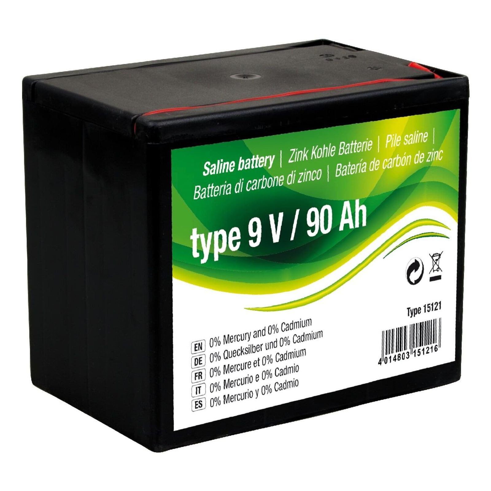Horizont horizont 9 V Zinkkohle Batterie (9 V / 90 Ah) Batterie