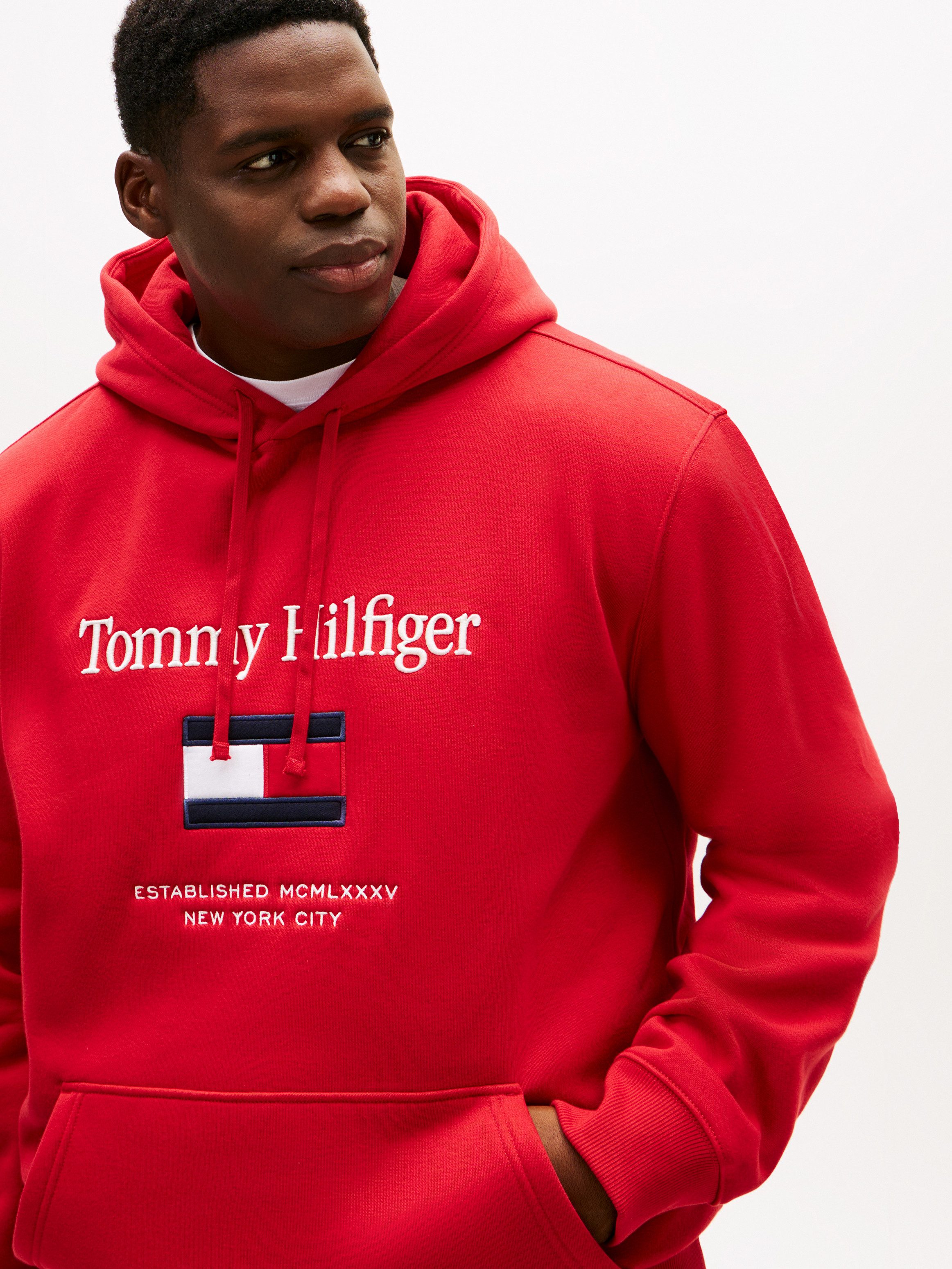 Tommy Hilfiger Big & Tall Hoodie BT-TOMMY EMBRO FLAG Große Größen