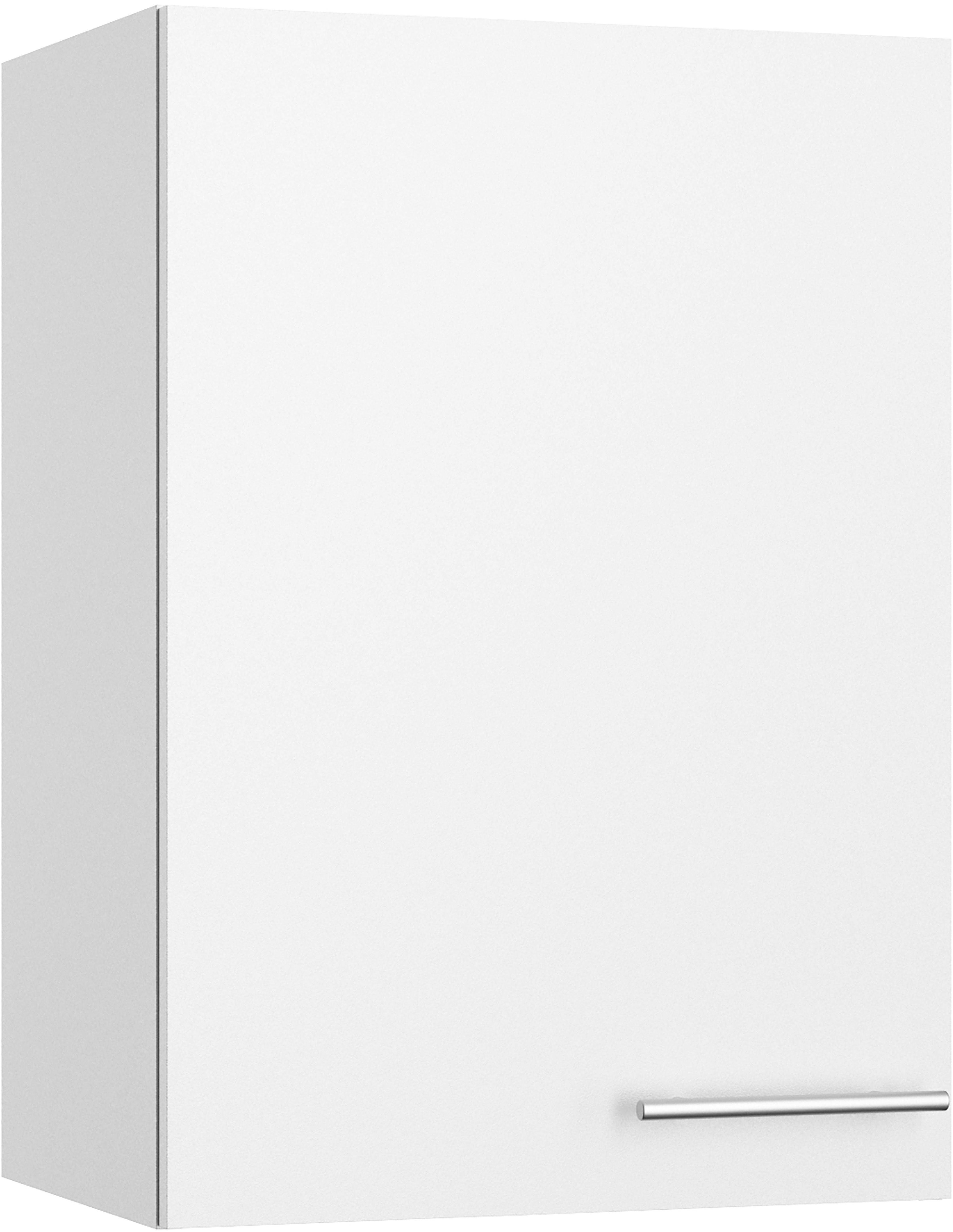 Tür, Hängeschrank 1 weiß/weiß-Black OPTIFIT Breite Einlegeböden 2 Lilly 50 cm, Stone