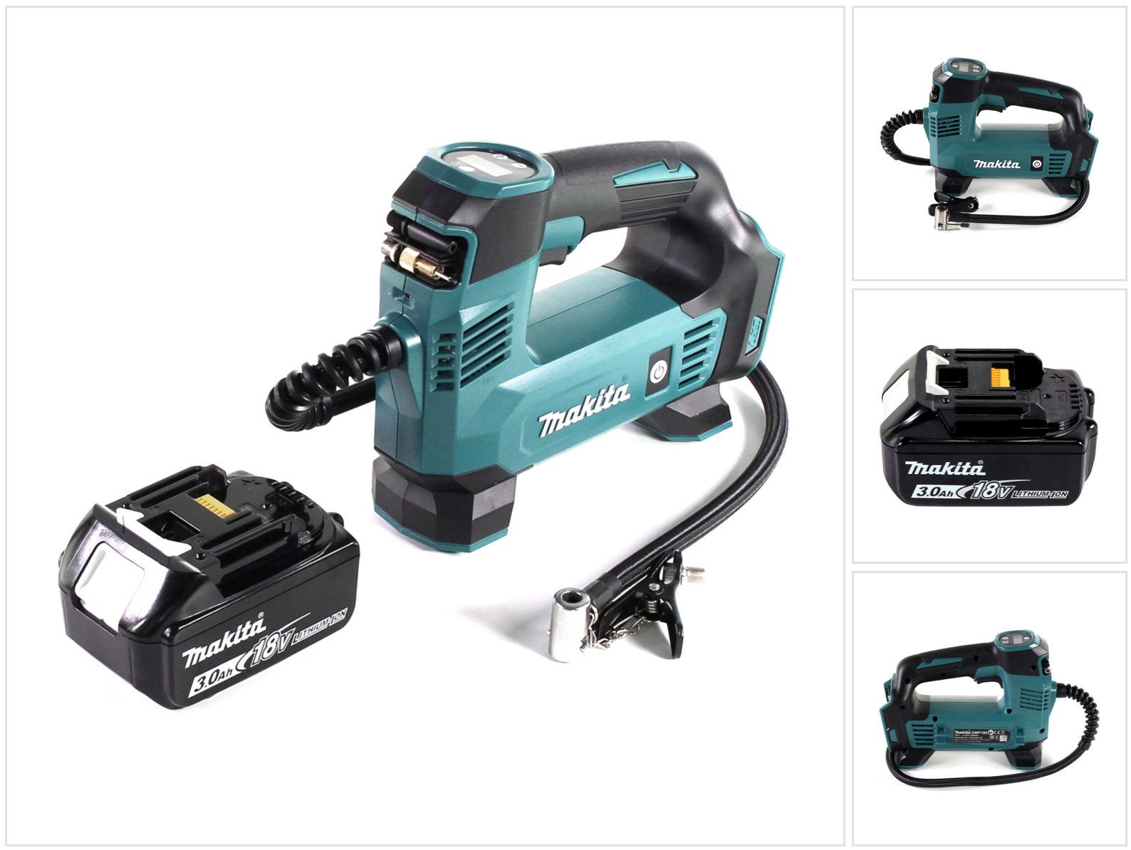Makita Akku-Handkompressor DMP 180 F1 Akku Kompressor 18 V 8,3 bar + 1x Akk günstig online kaufen