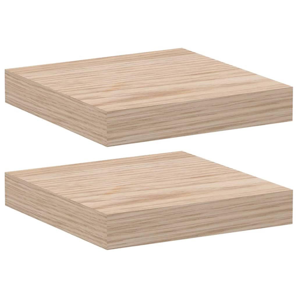 vidaXL Regal Schweberegal 2 Stk. 23x23,5x4 cm Holzwerkstoff, 2-tlg. günstig online kaufen