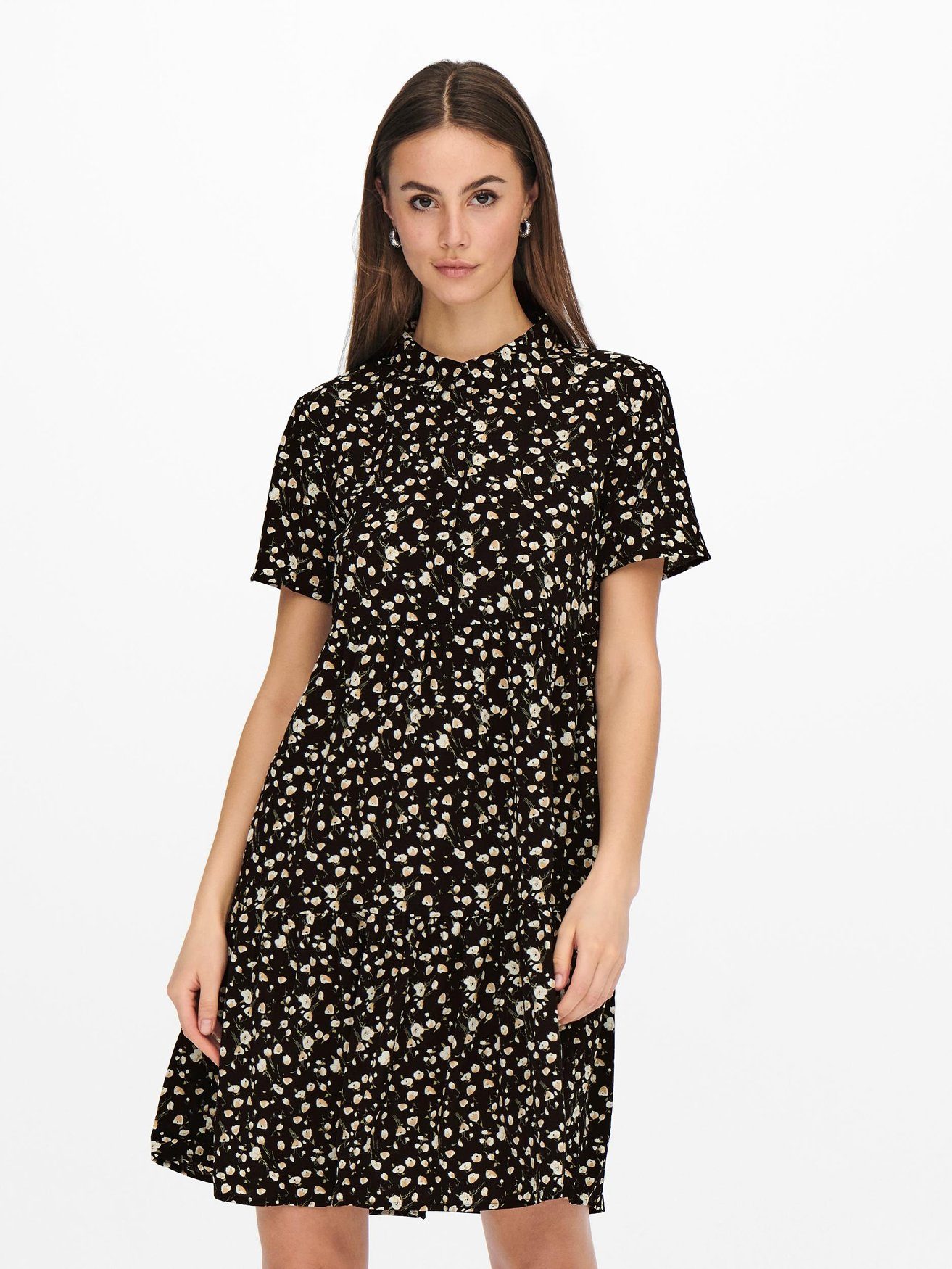 JACQUELINE de YONG Shirtkleid (knielang) JDYPIPER S/S SHIRT DRESS WVN NOOS