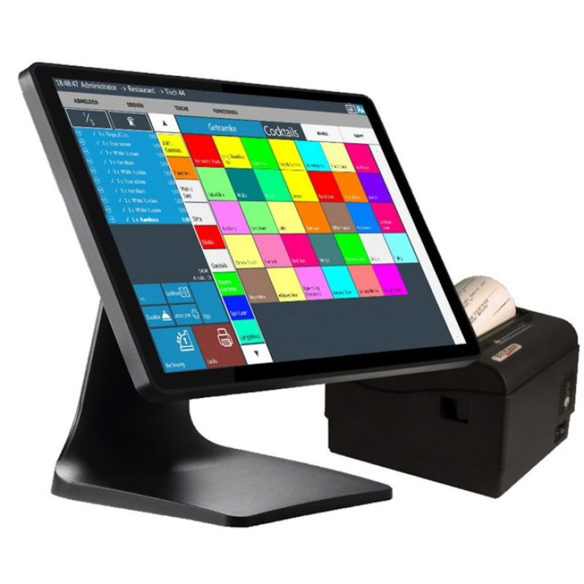 BlitzKasse Kassensystem 15" Kasse für GASTRONOMIE: Restaurant Bar Biergarten Pizzeria