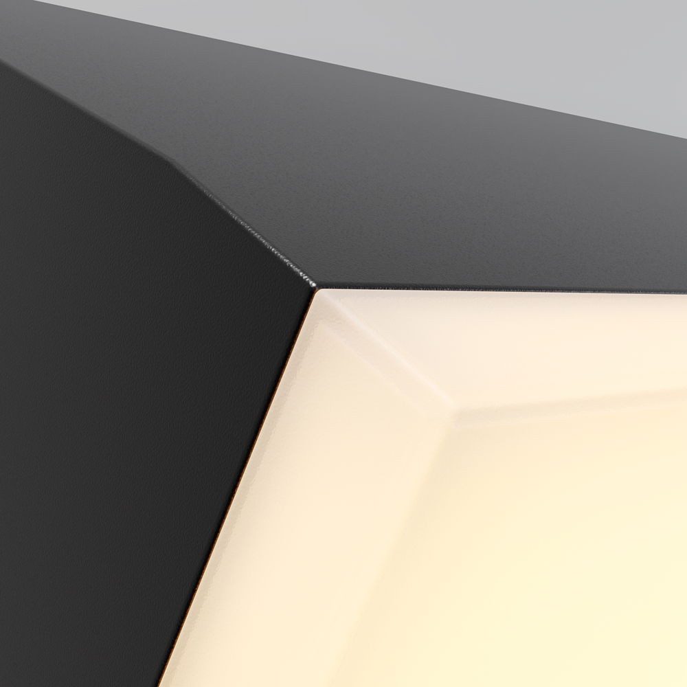 MAYTONI DECORATIVE LIGHTING Wandleuchte Brick 9x9x18 cm, LED fest integriert, hochwertige Design Lampe & dekoratives Raumobjekt