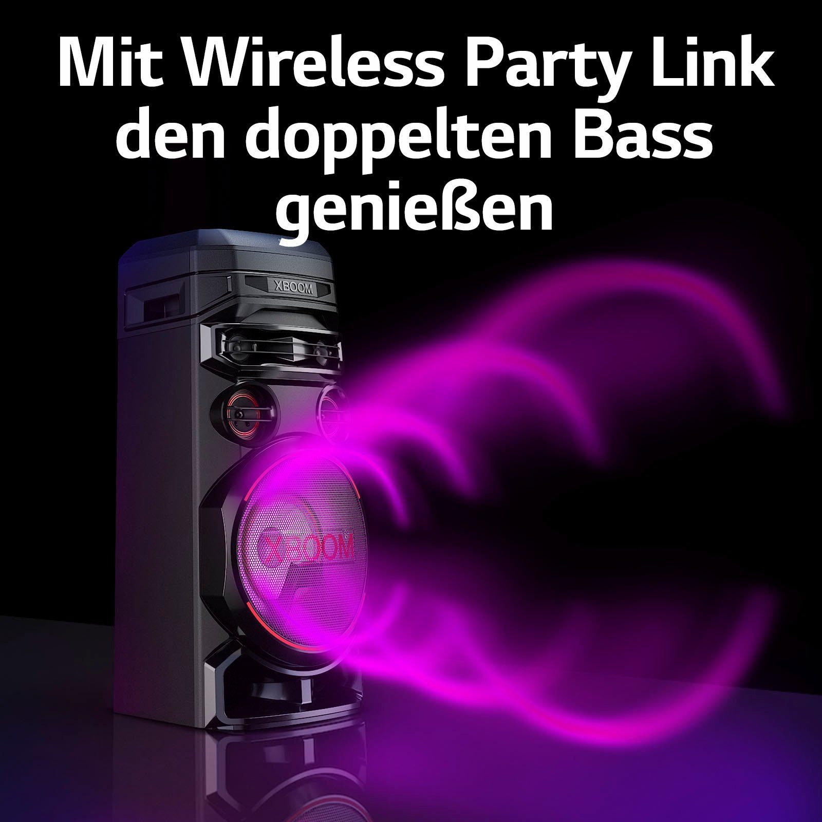 LG XBOOM RNC7 (Bluetooth) Party-Lautsprecher Stereo