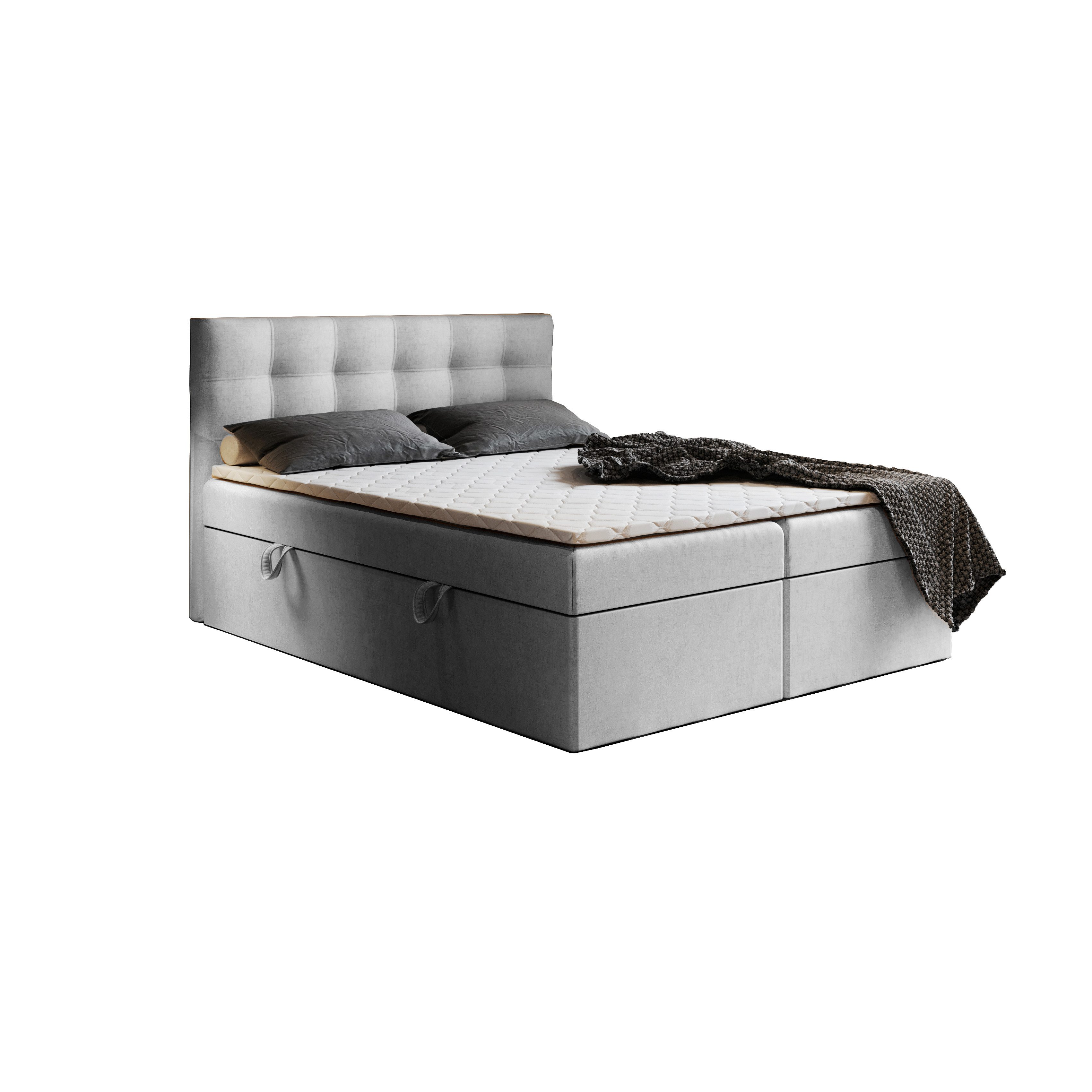 Godre Boxspringbett mit Bettkasten Ewora 130x200 günstig online kaufen