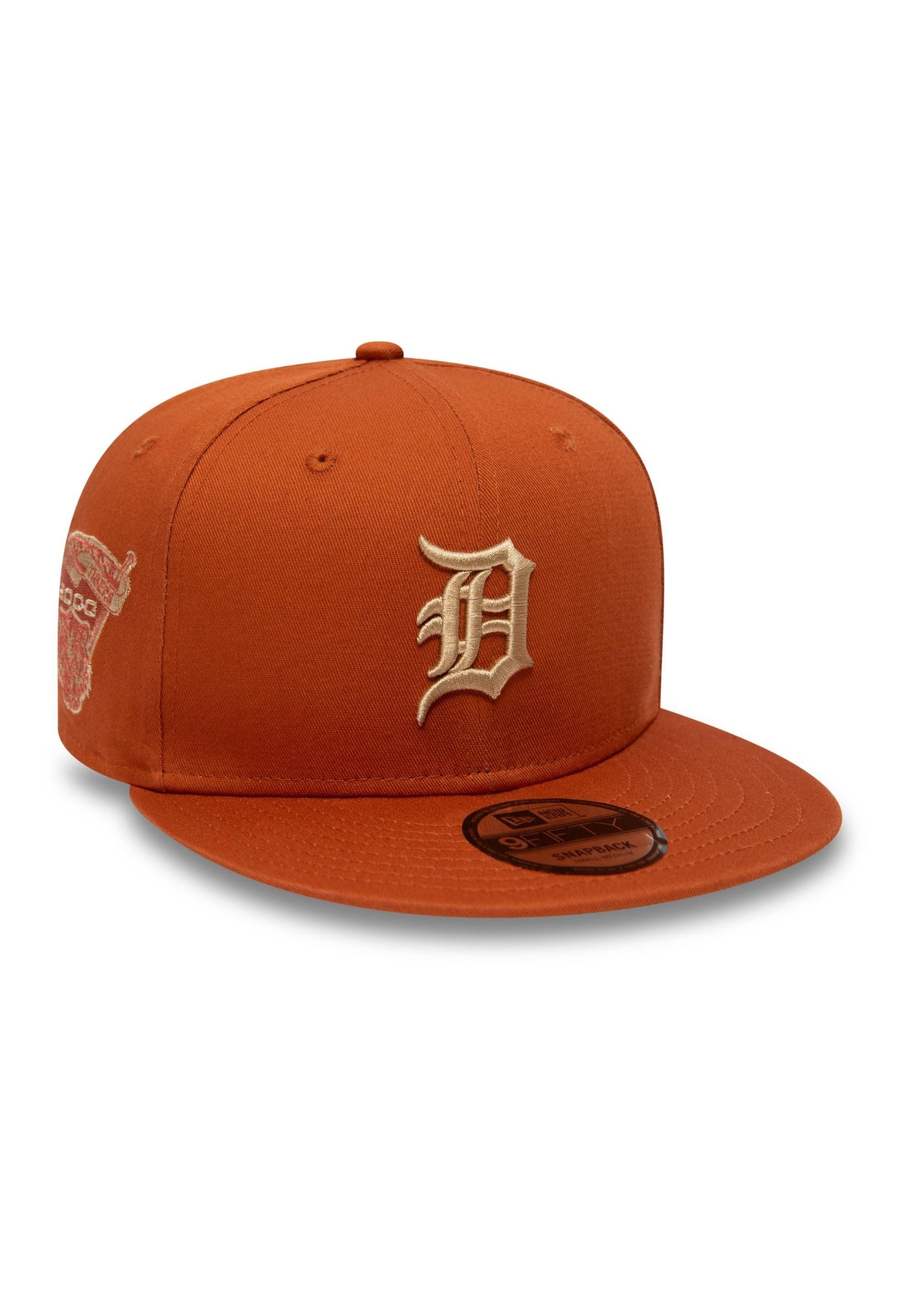 Snapback Cap Detroit Tigers MLB Side Patch Brown 9Fifty Snaback Cap New Era