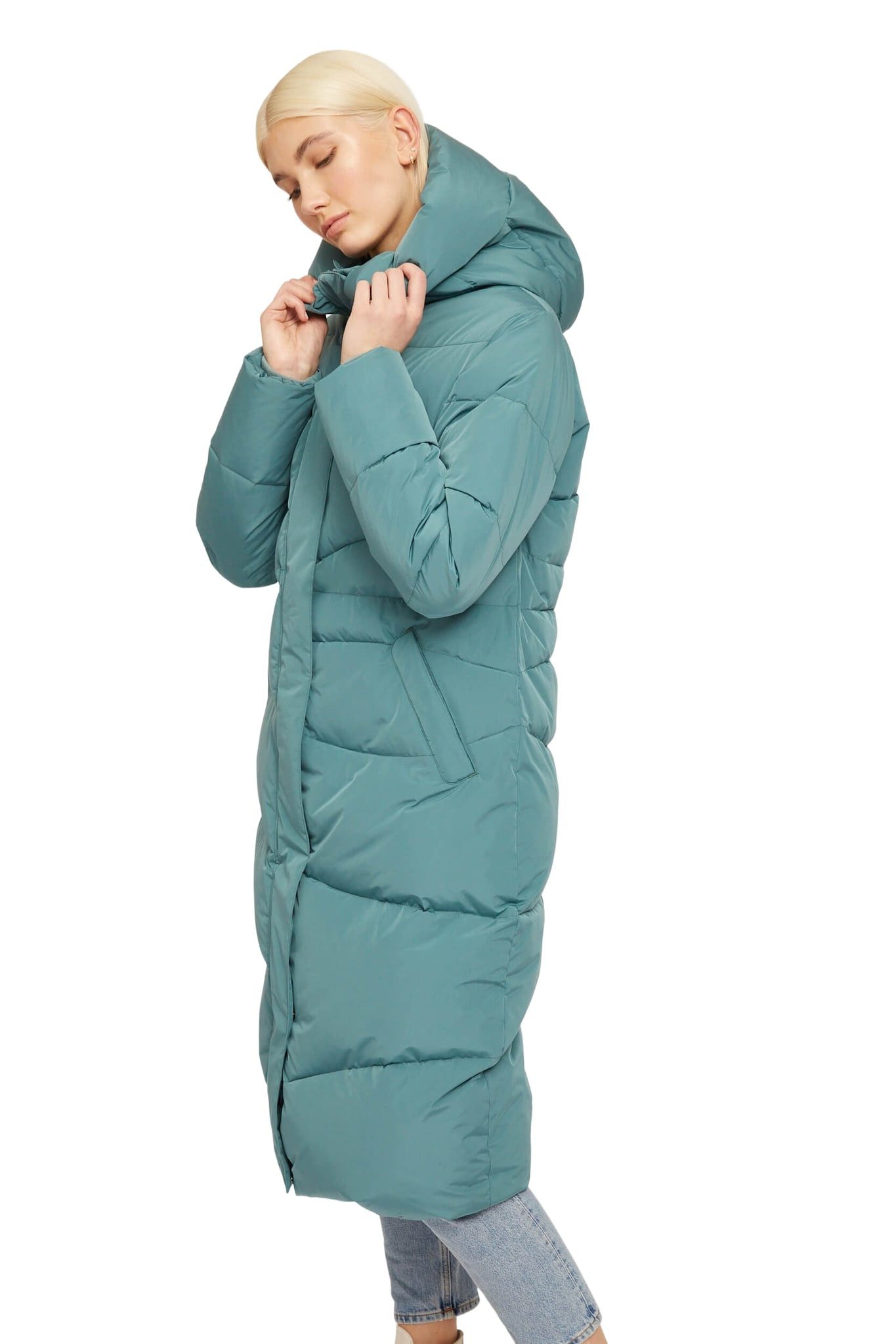 MAZINE Winterjacke WANDA COAT Blau Vegane Damen Winterjacke